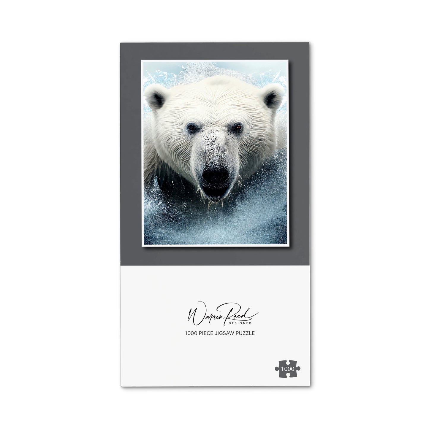 Polar Bear Splashart Jigsaw Puzzle