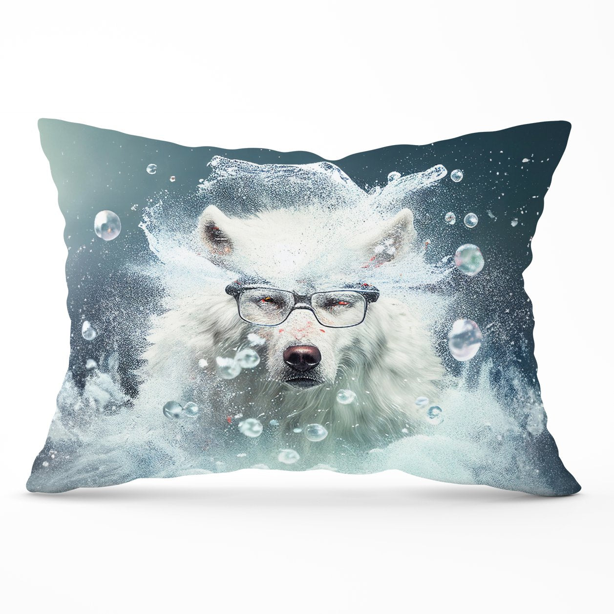 White Wolf Splashart Cushions