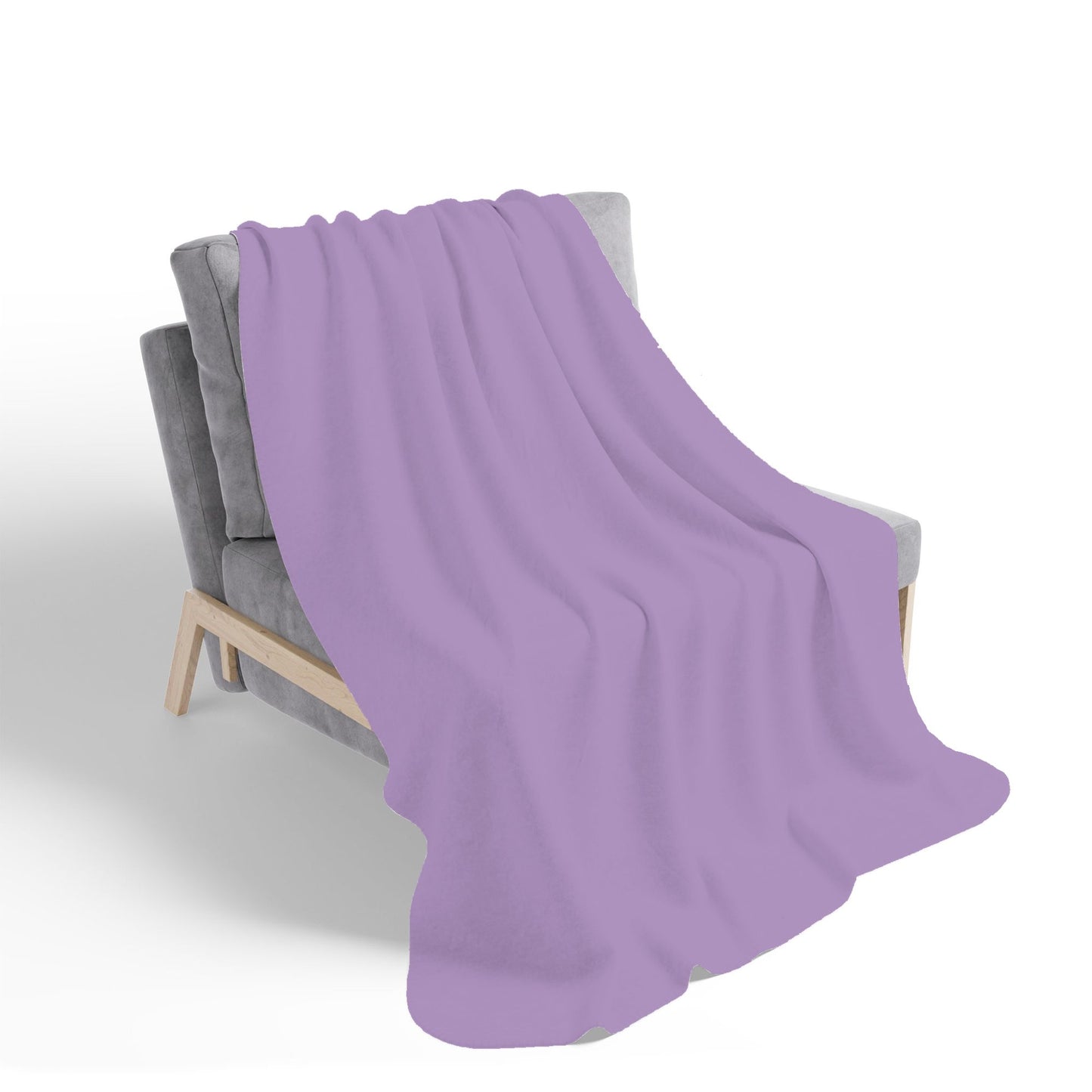 Dusty Lavender Sherpa Blanket