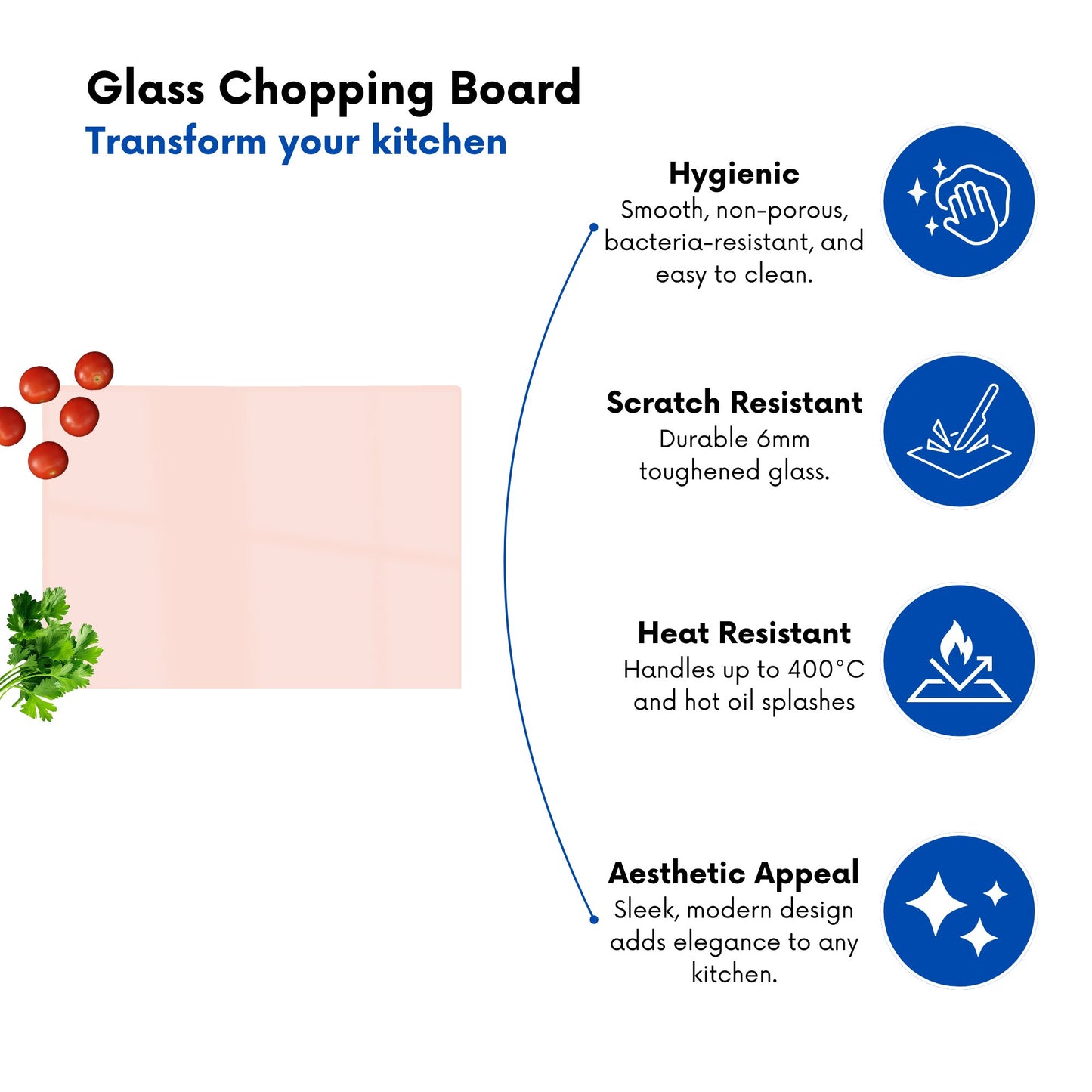 Dusty Pink Chopping Board