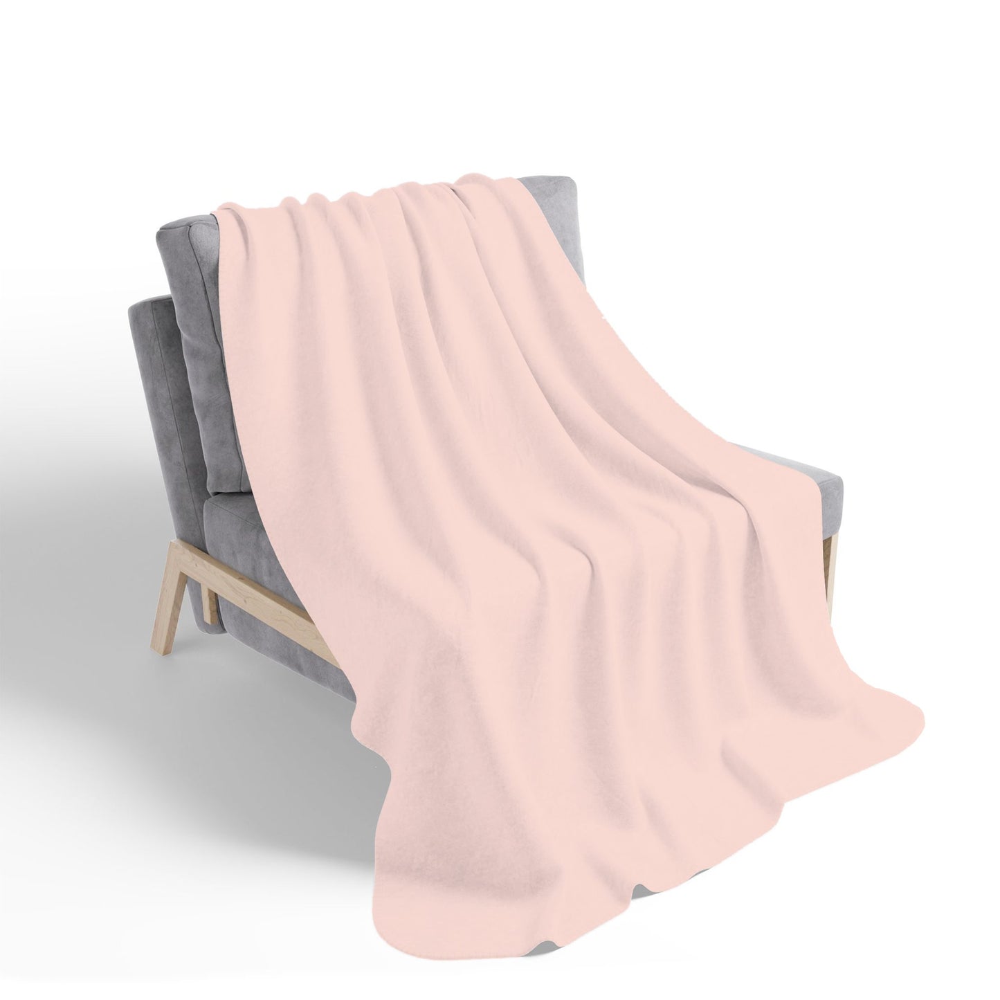 Dusty Pink Sherpa Blanket