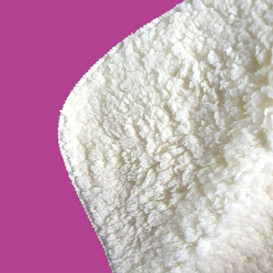 Fuchsia Plum Sherpa Blanket