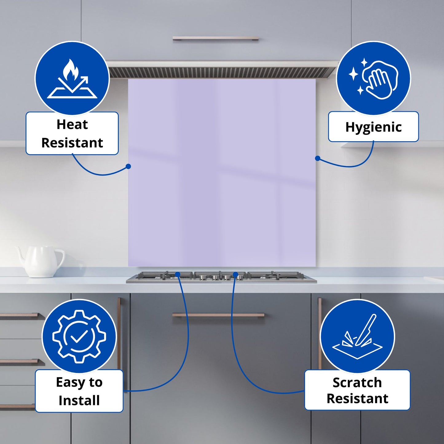 Heather Kitchen Splashback