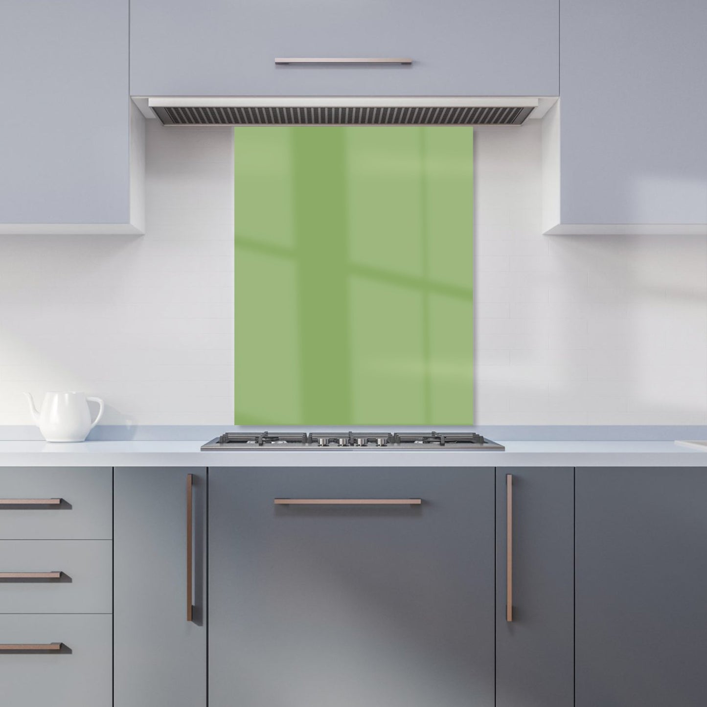 Thyme Green Kitchen Splashback