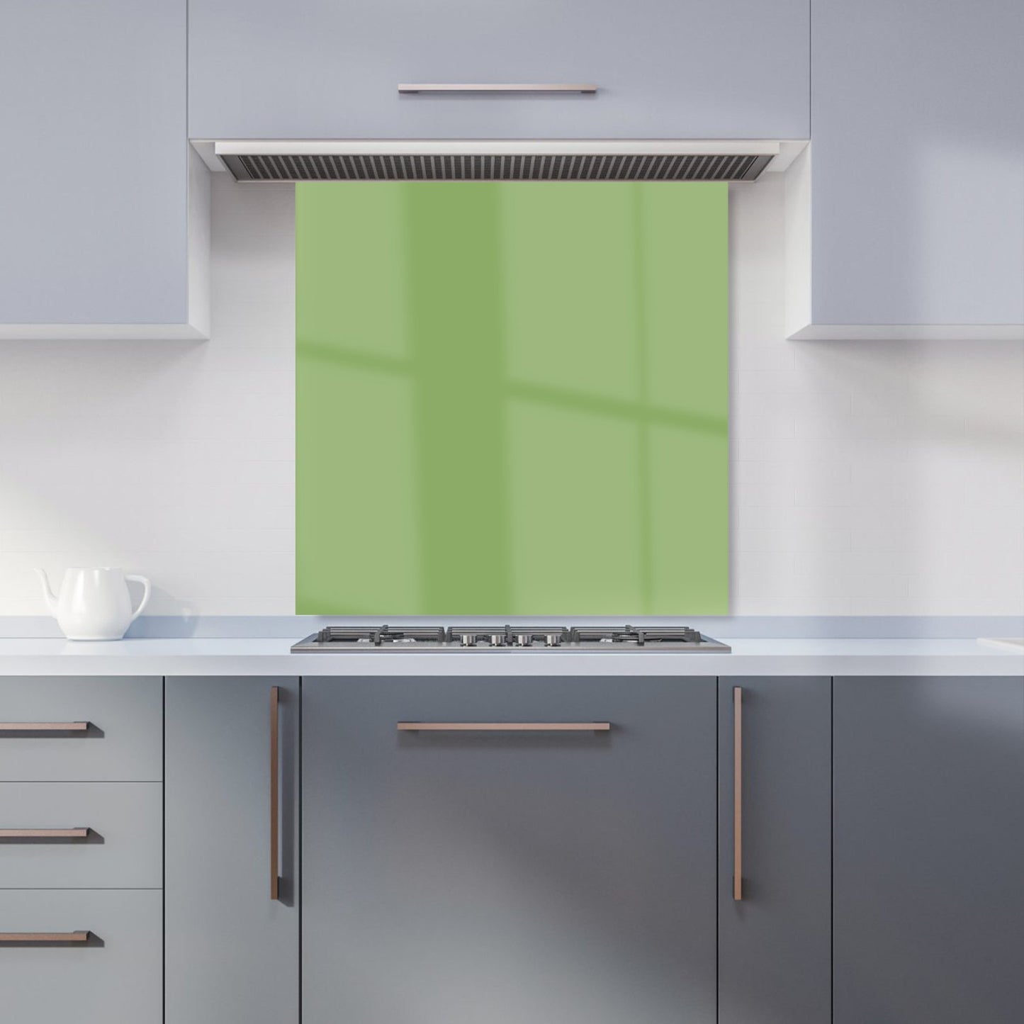 Thyme Green Kitchen Splashback