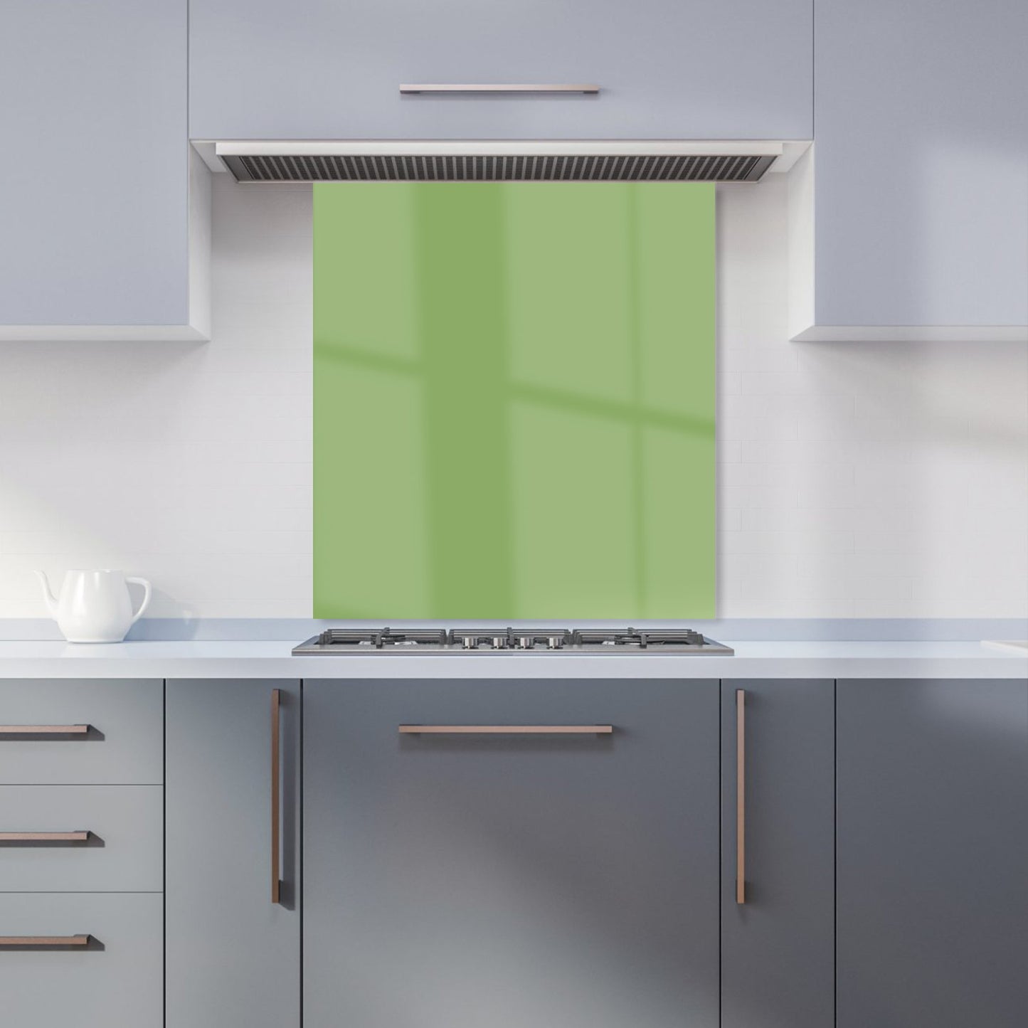 Thyme Green Kitchen Splashback