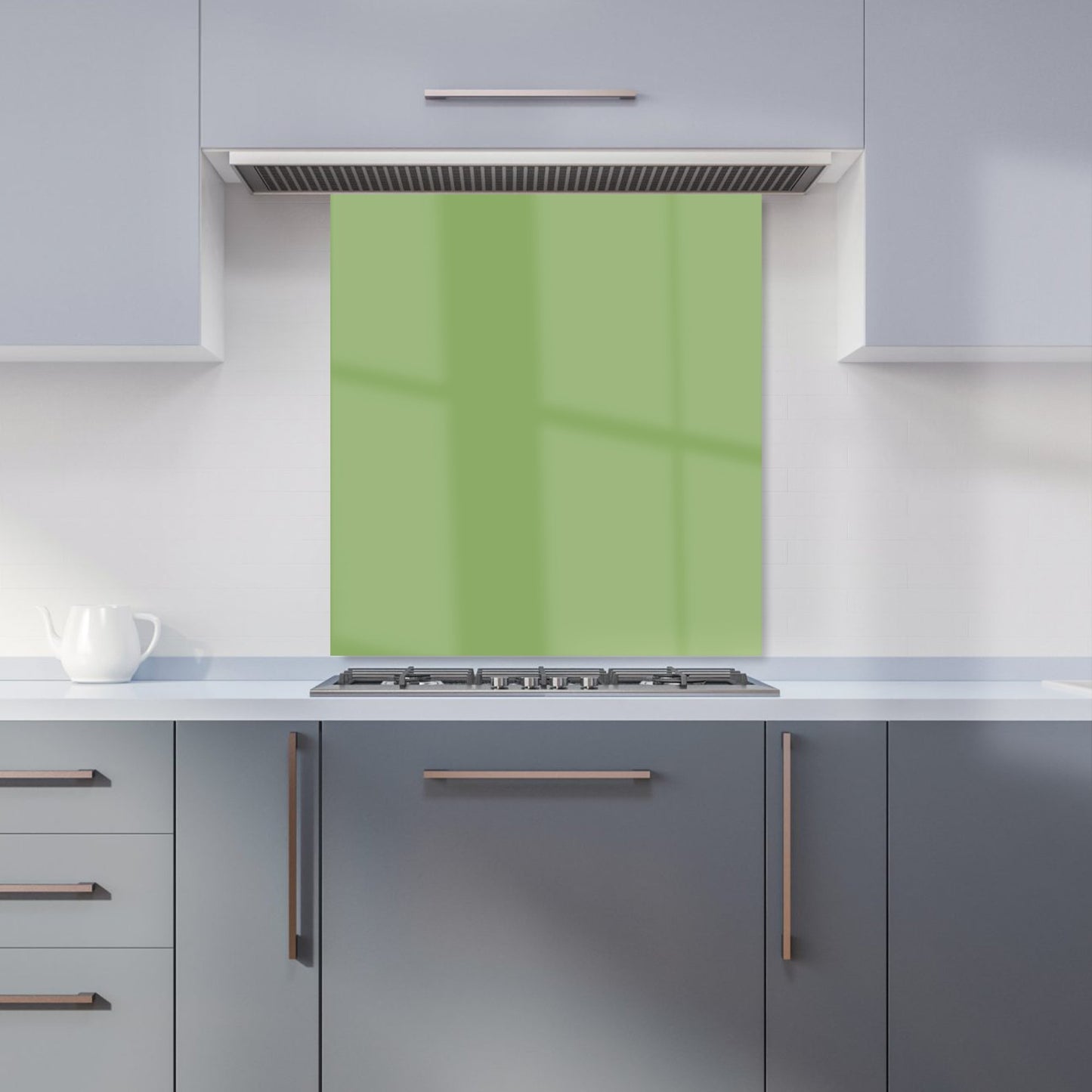 Thyme Green Kitchen Splashback