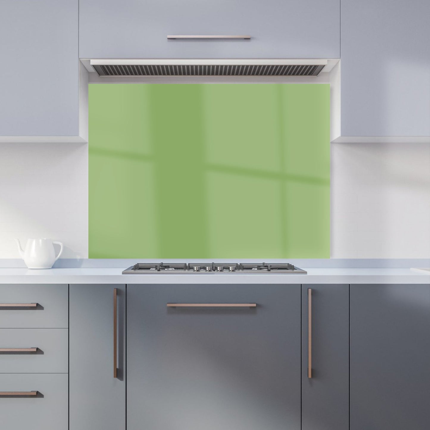 Thyme Green Kitchen Splashback