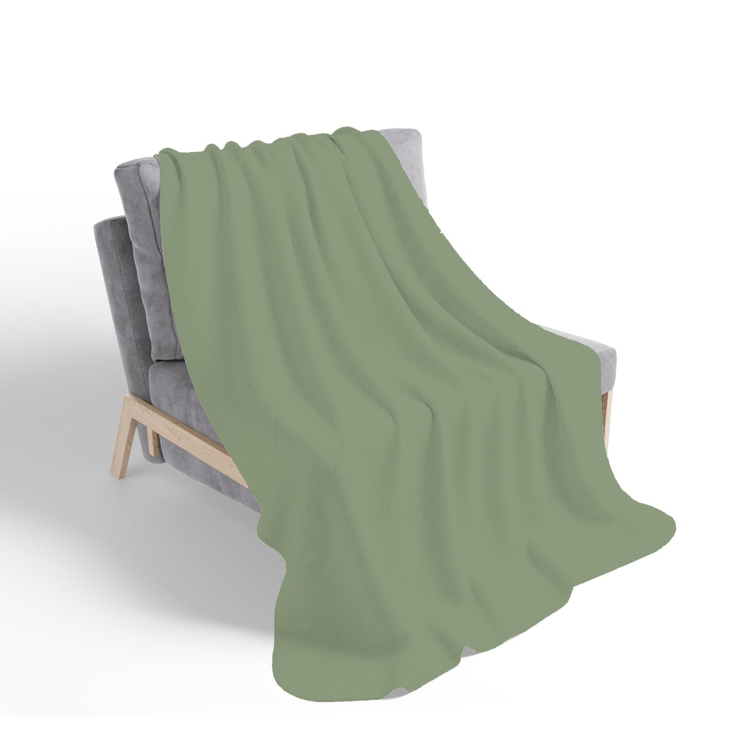 Sage Green Sherpa Blanket