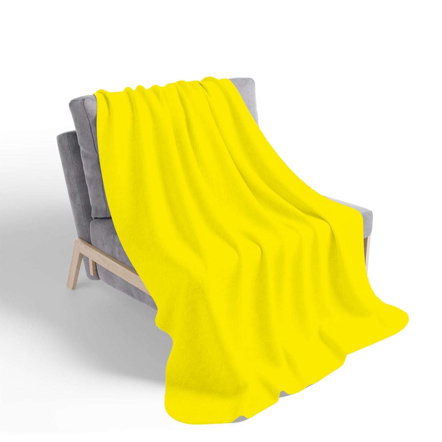 Sunshine Yellow Sherpa Blanket