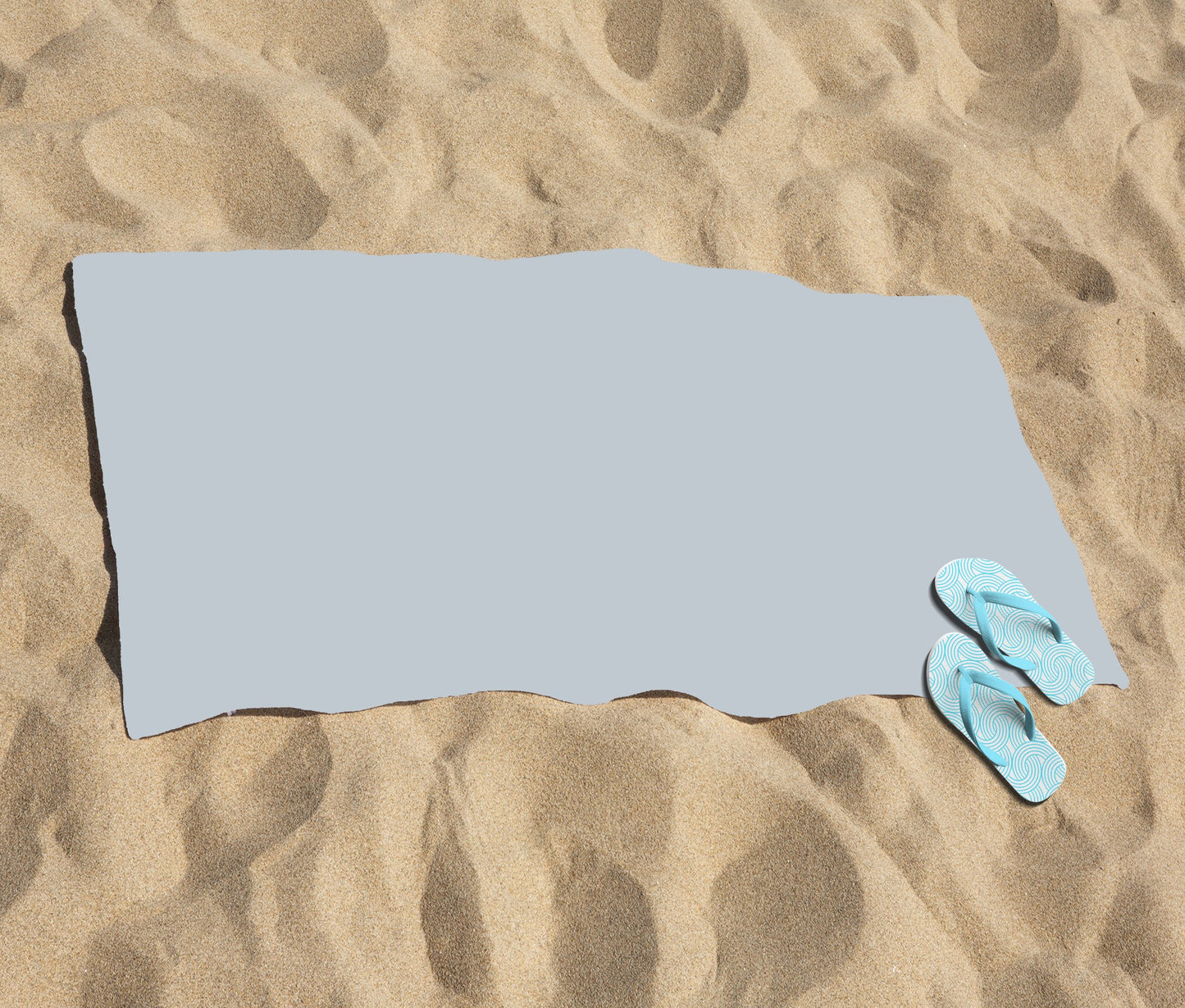 Ash Grey Beach Towel