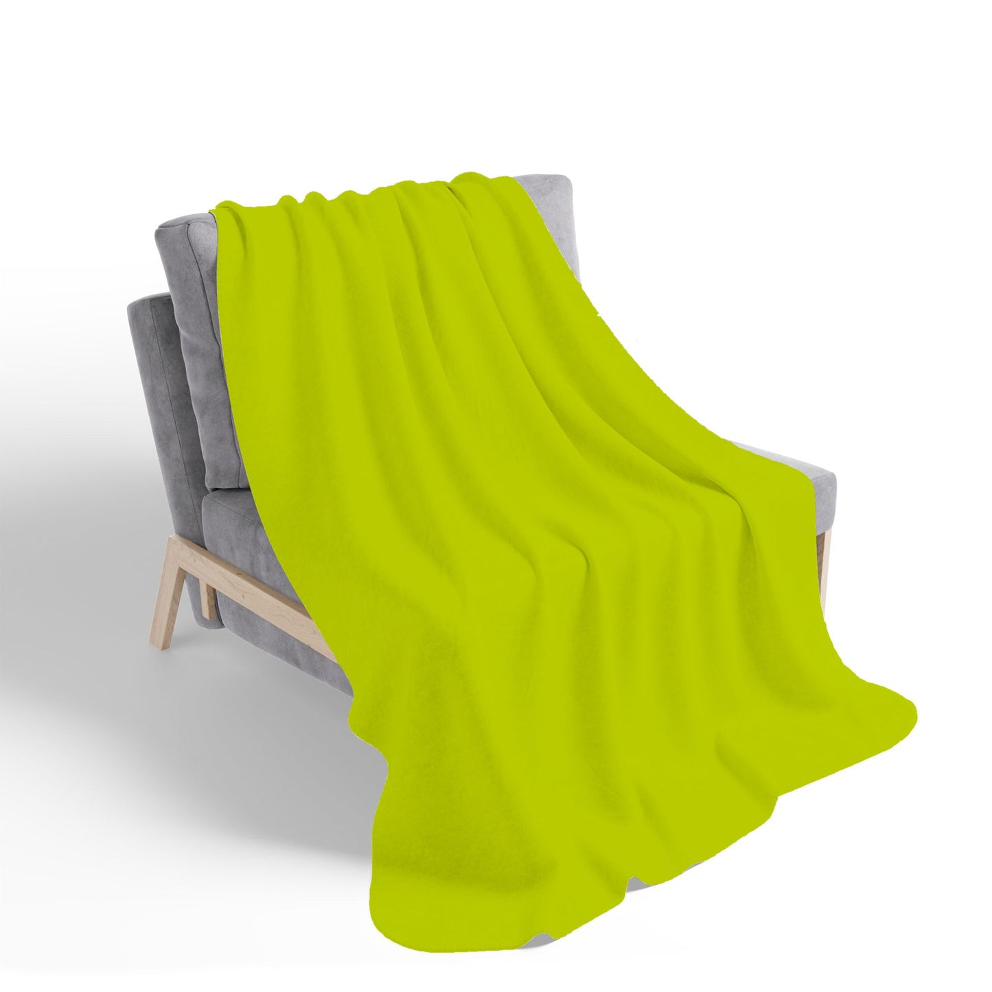 Lime Sherpa Blanket