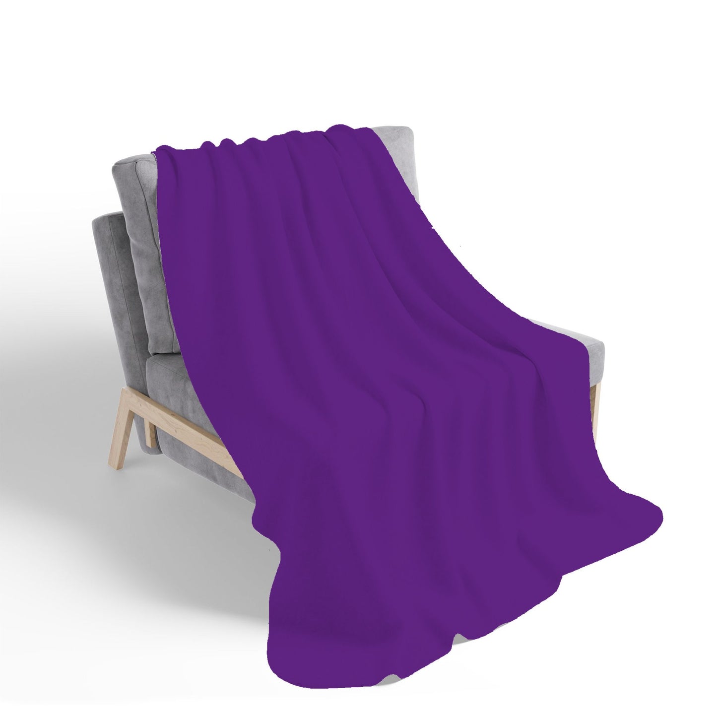 Purple Jam Sherpa Blanket
