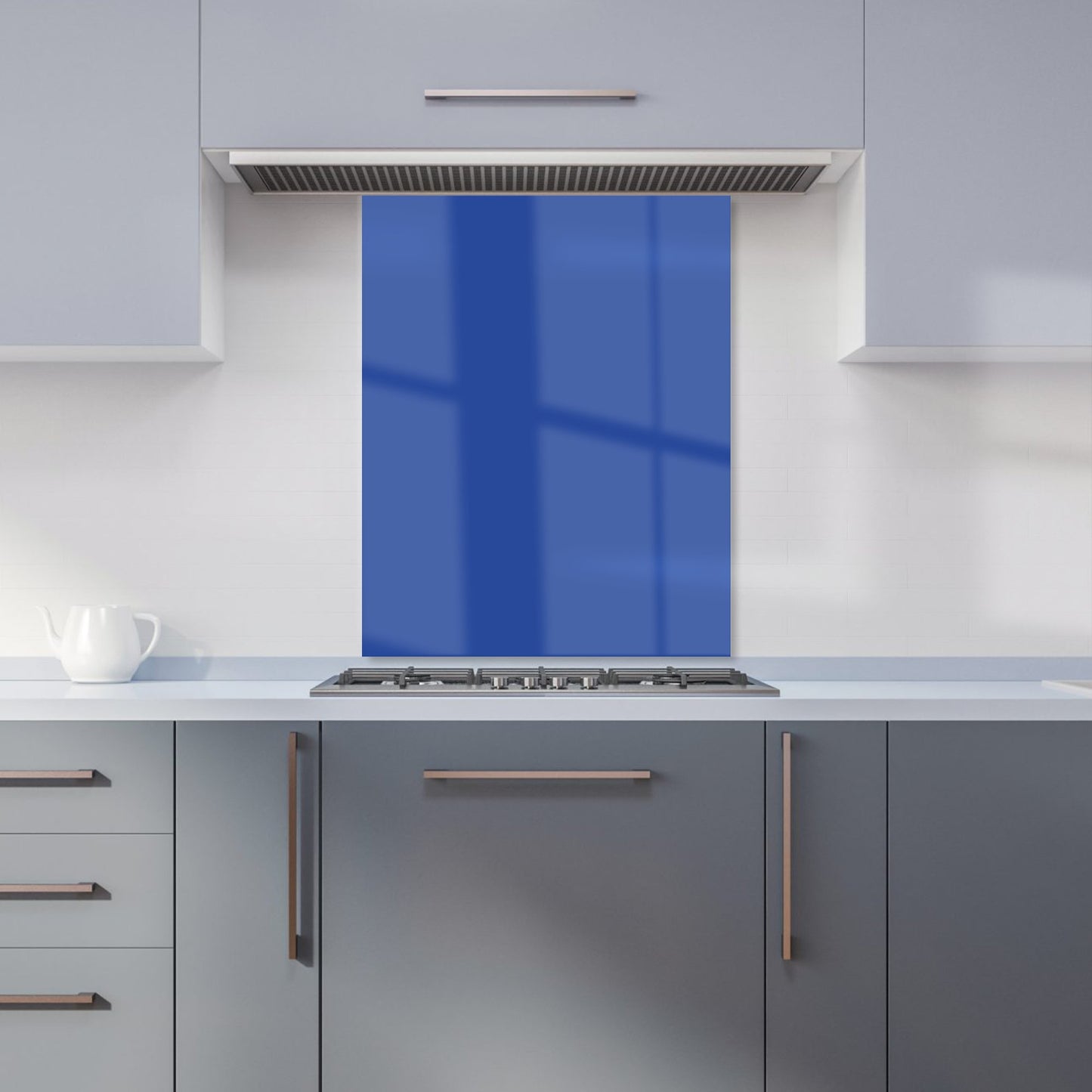 Royal Blue Kitchen Splashback