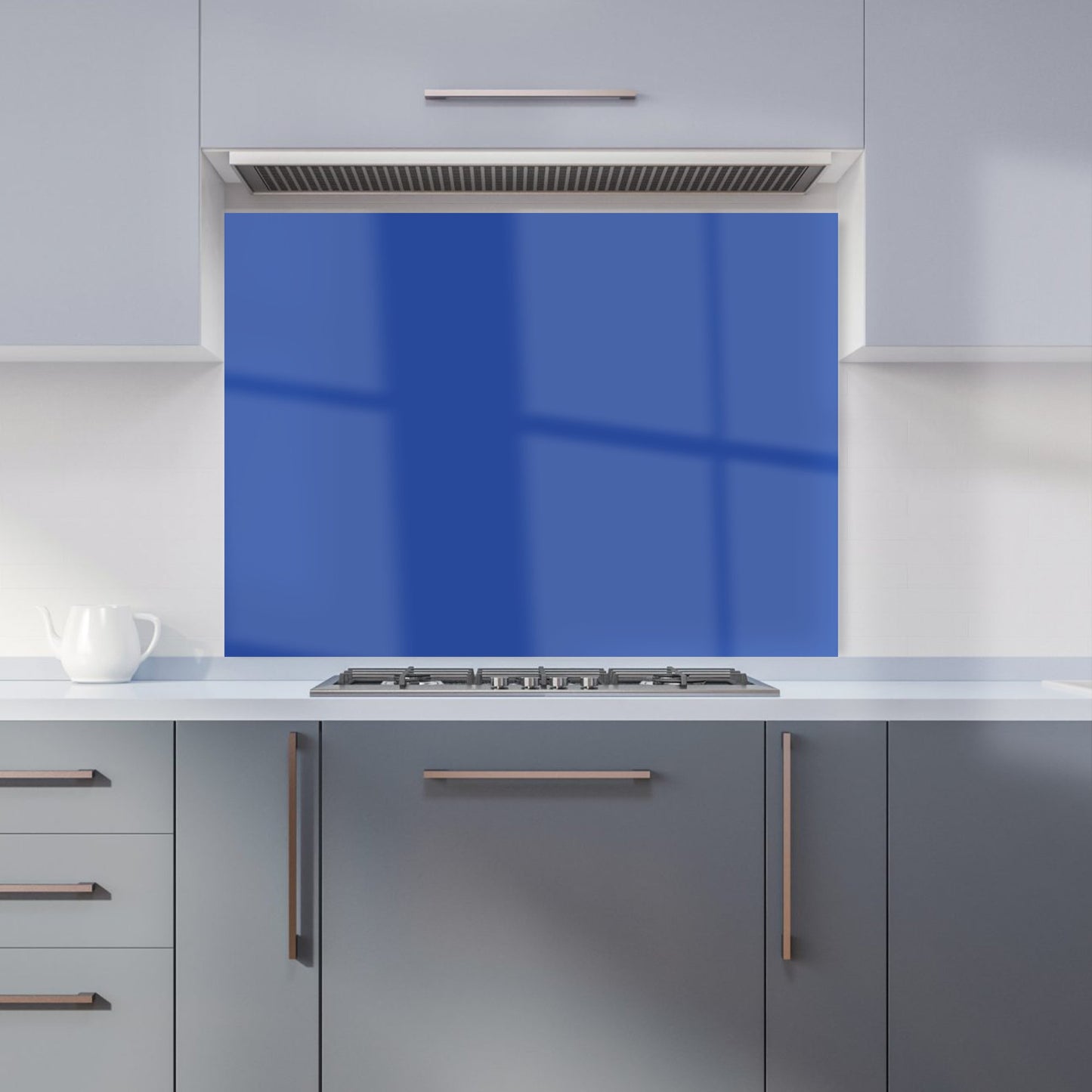 Royal Blue Kitchen Splashback