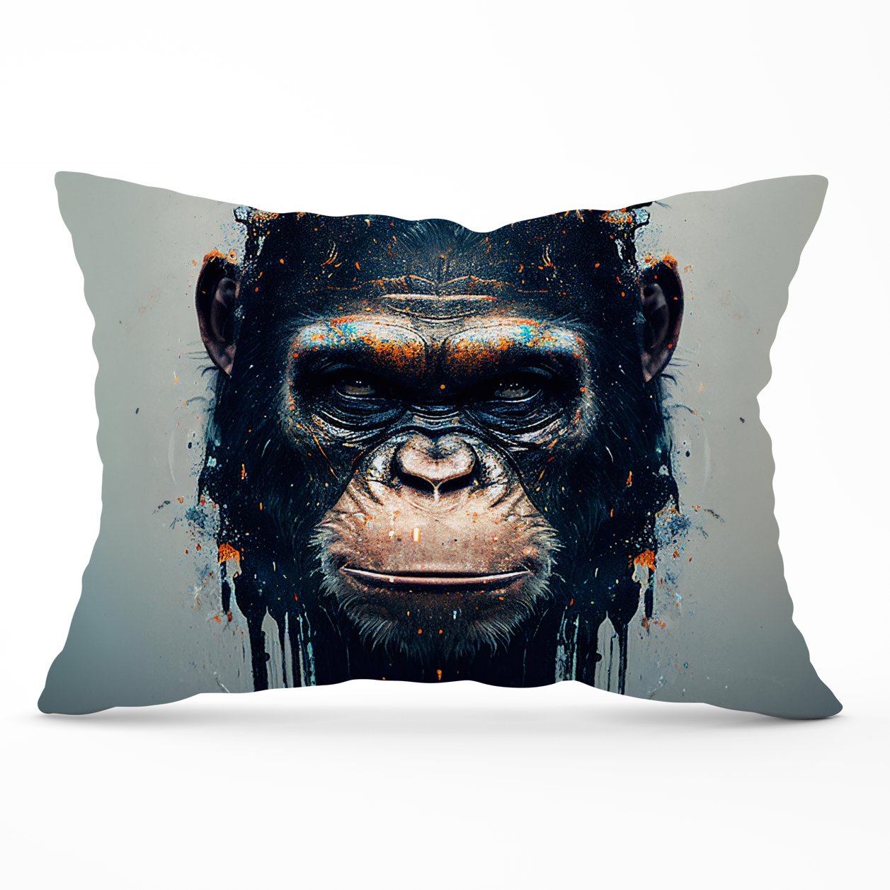 Gorilla Face Splashart Cushions