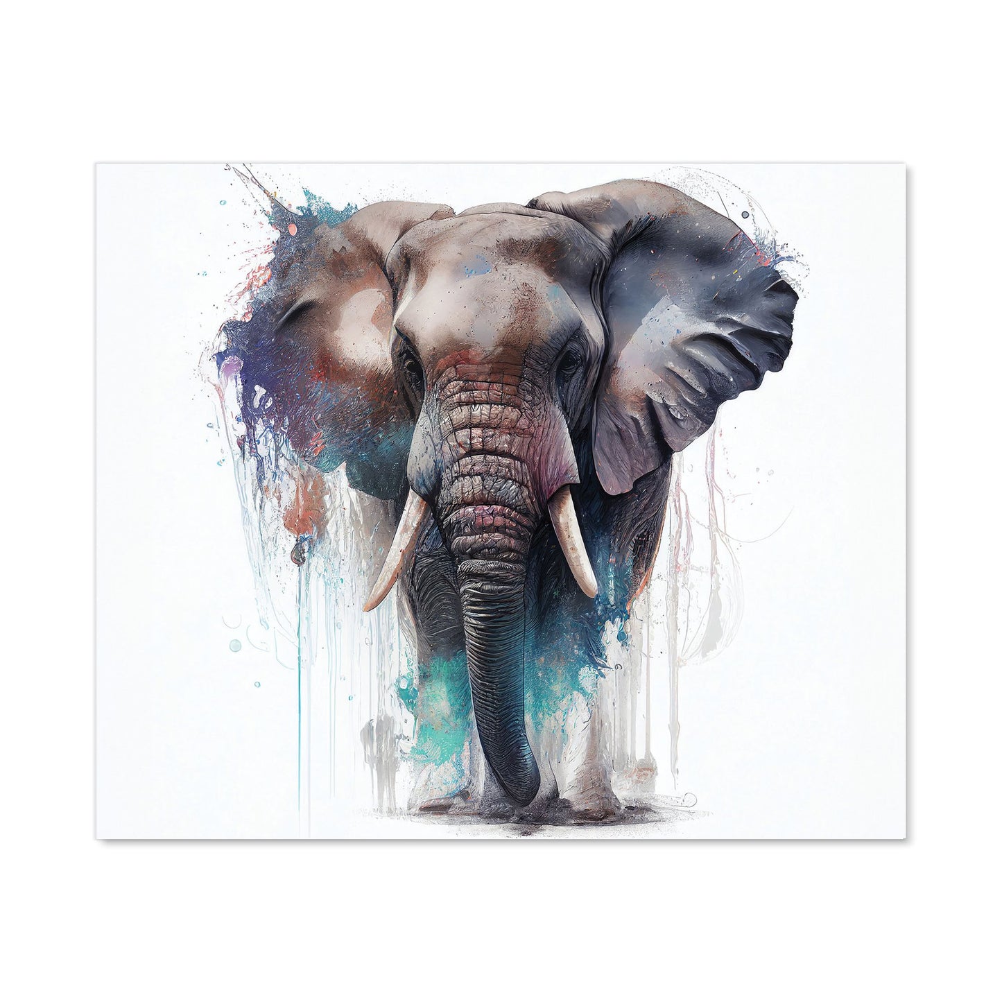 Elephant Splashart Kitchen Splashback