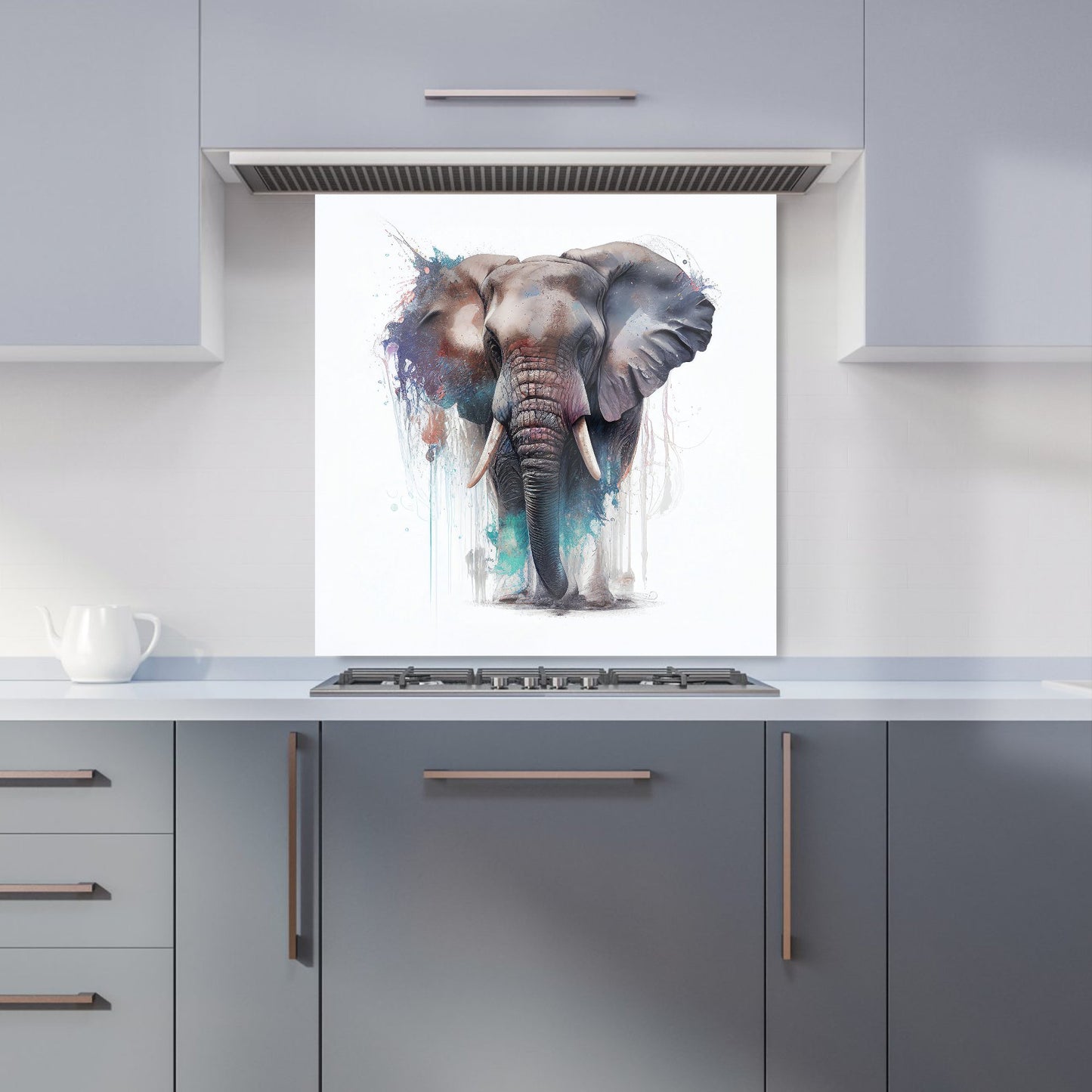 Elephant Splashart Kitchen Splashback
