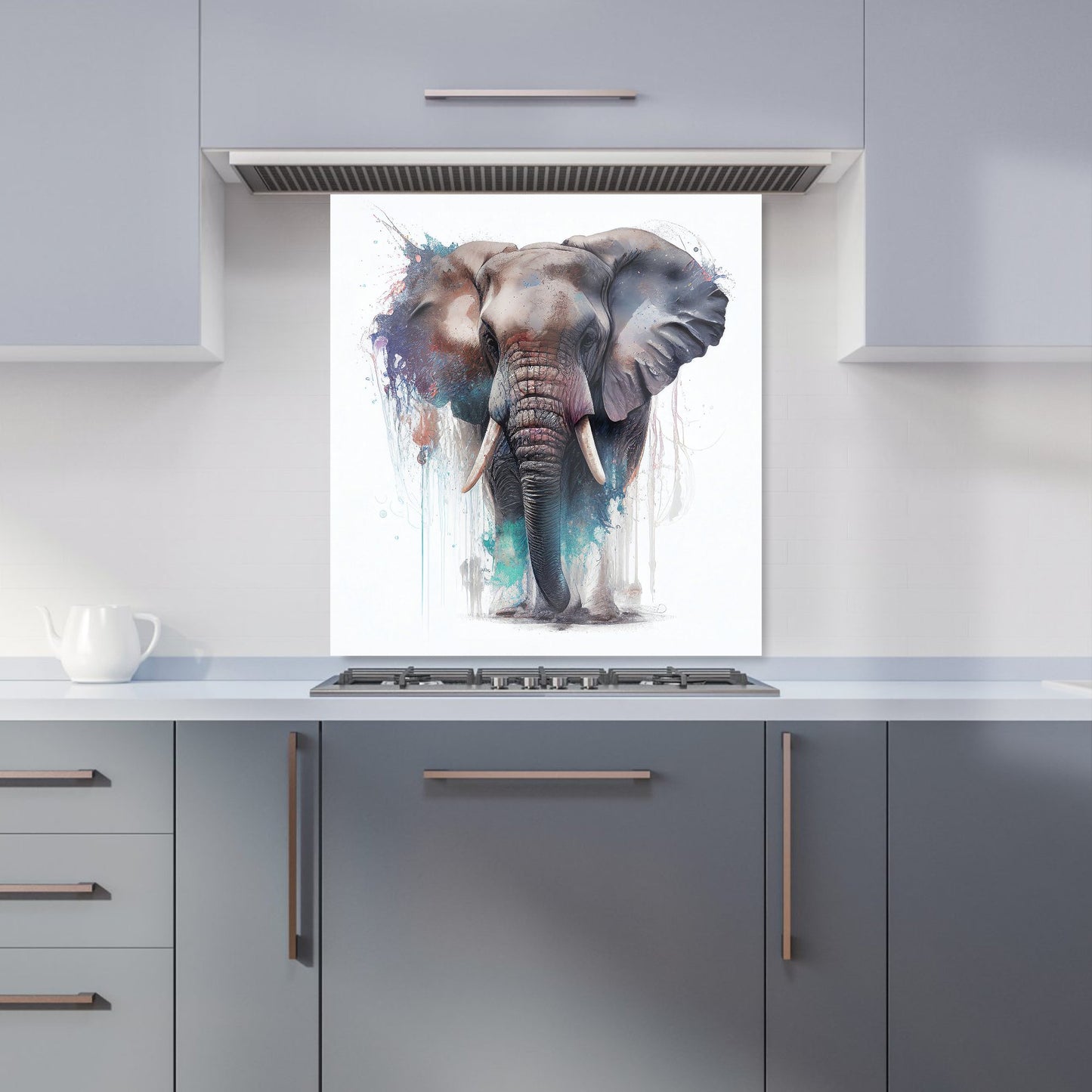 Elephant Splashart Kitchen Splashback