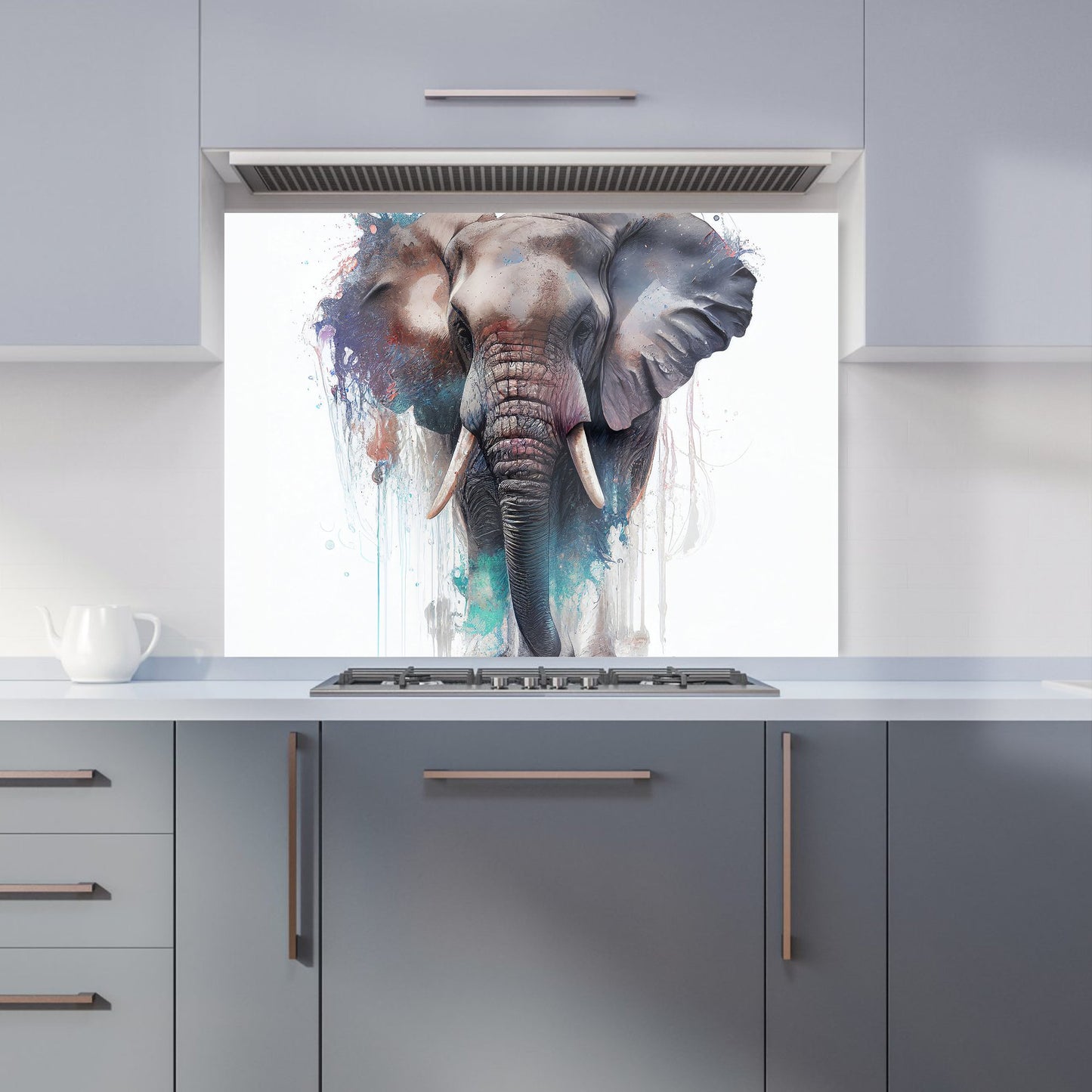 Elephant Splashart Kitchen Splashback