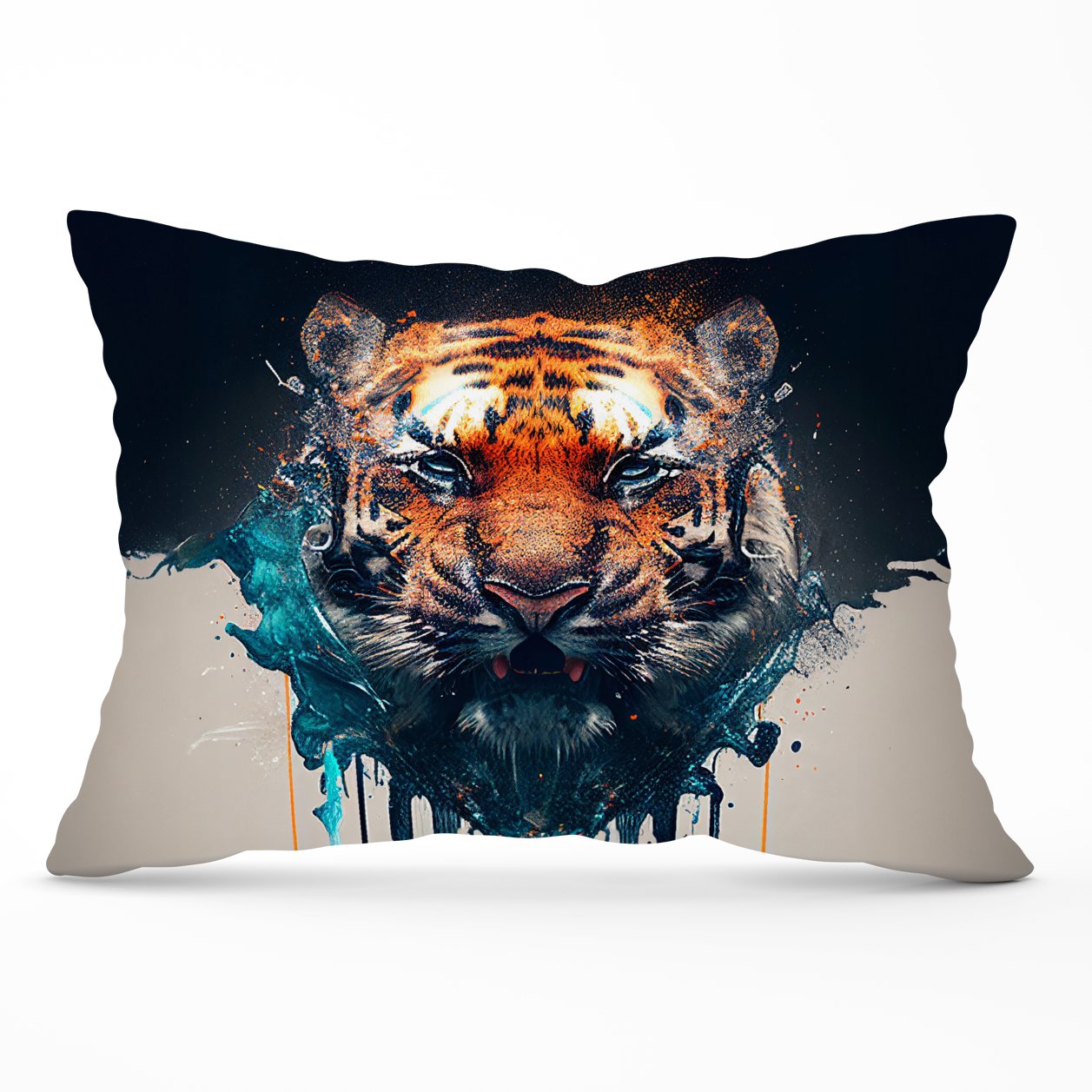 Tiger Face Splashart Cushions