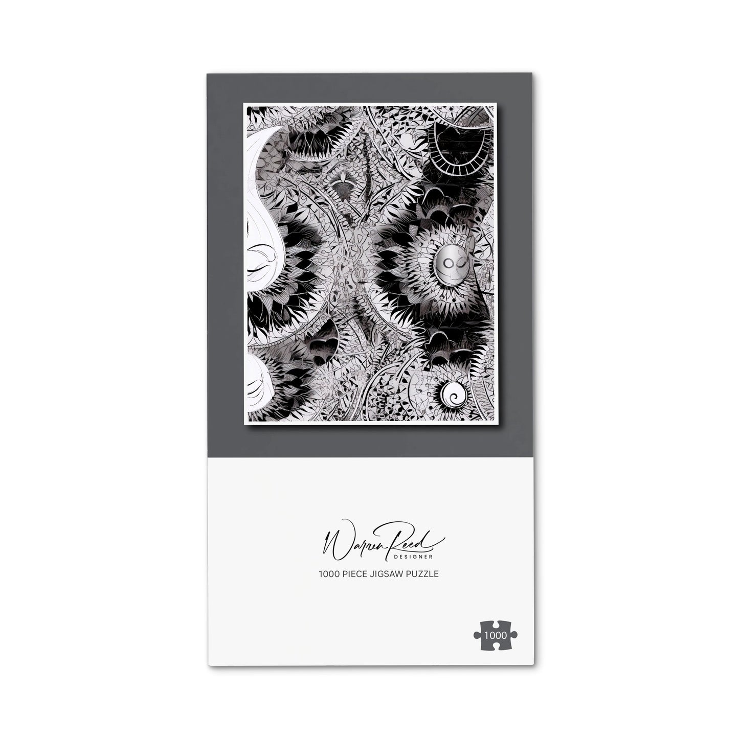 Abstract Moon and Sun Jigsaw Puzzle