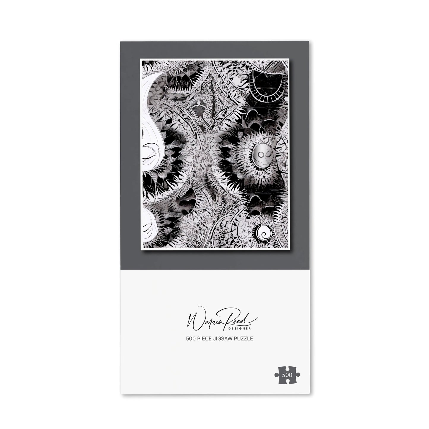 Abstract Moon and Sun Jigsaw Puzzle