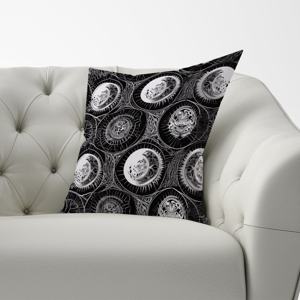 Black White Moon and Sun Cushions