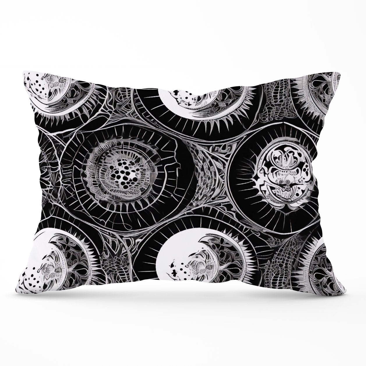 Black White Moon and Sun Cushions