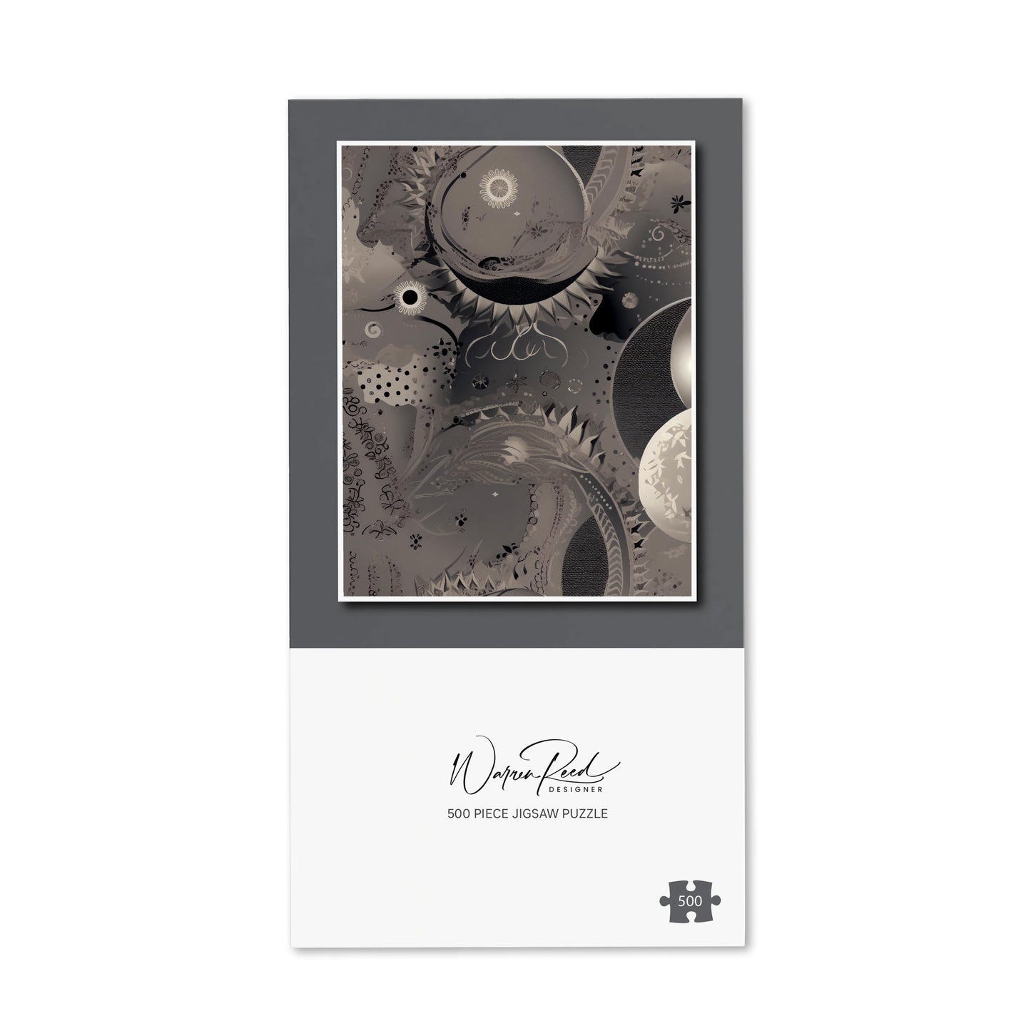 Abstract Moon Shapes Jigsaw Puzzle