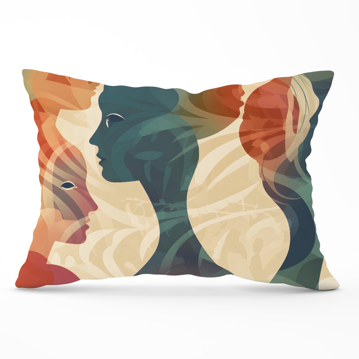 Coloured Silhouette Cushions