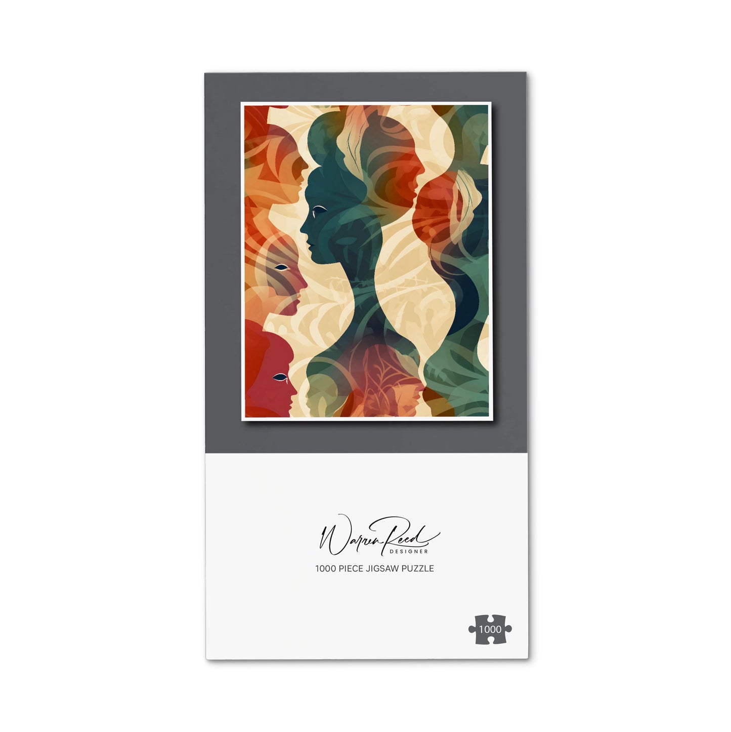 Coloured Silhouette Jigsaw Puzzle