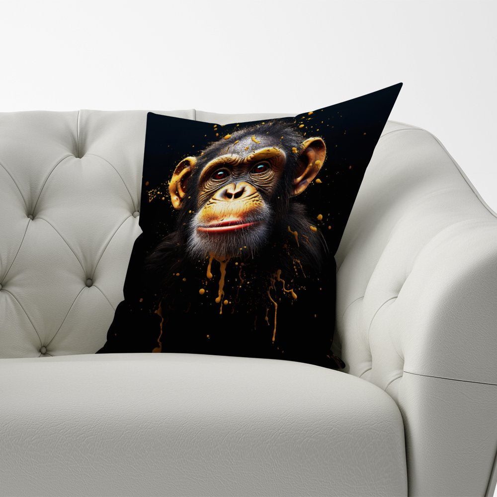 Splashart Cheeky Chimp Face Cushions