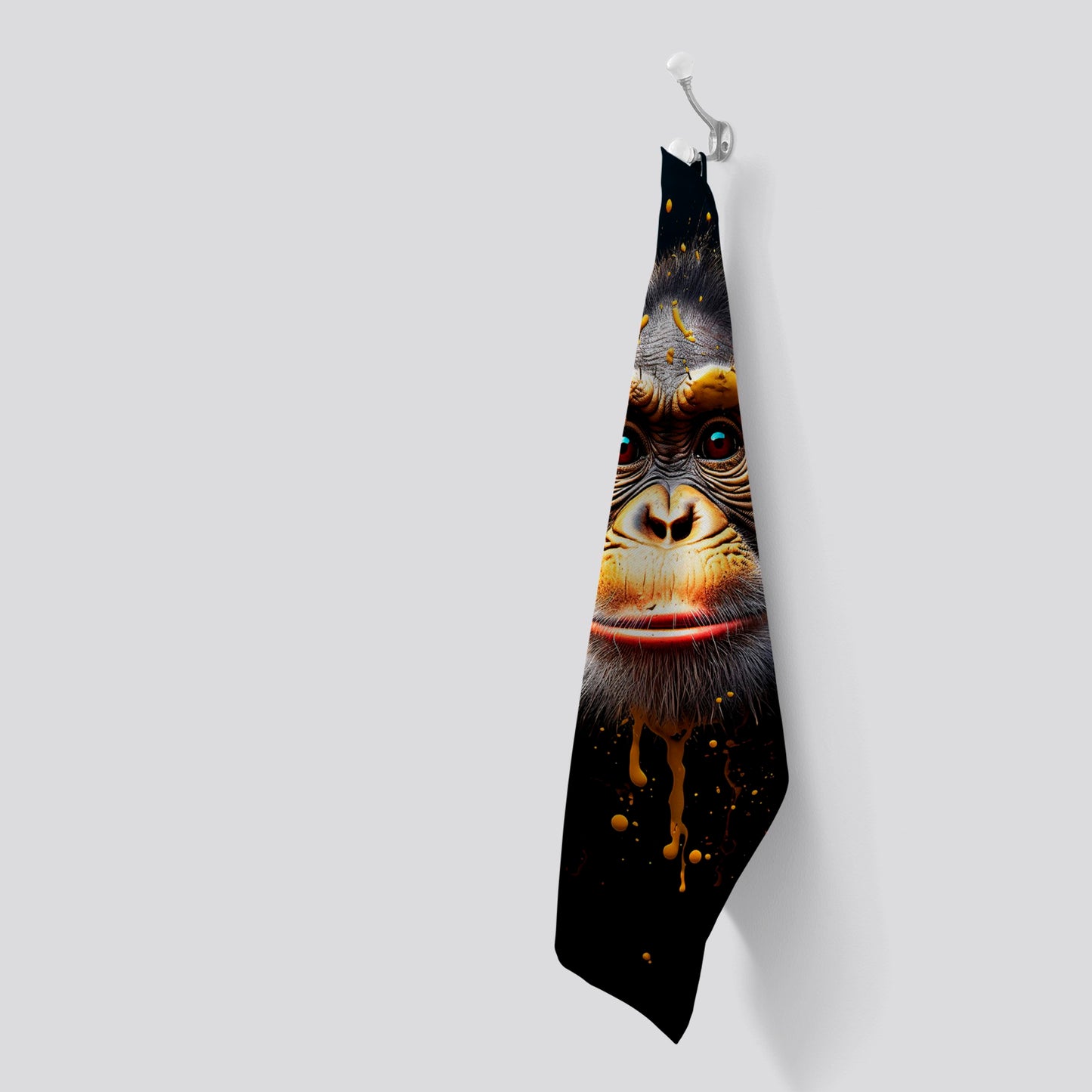 Splashart Cheeky Chimp Face Tea Towel