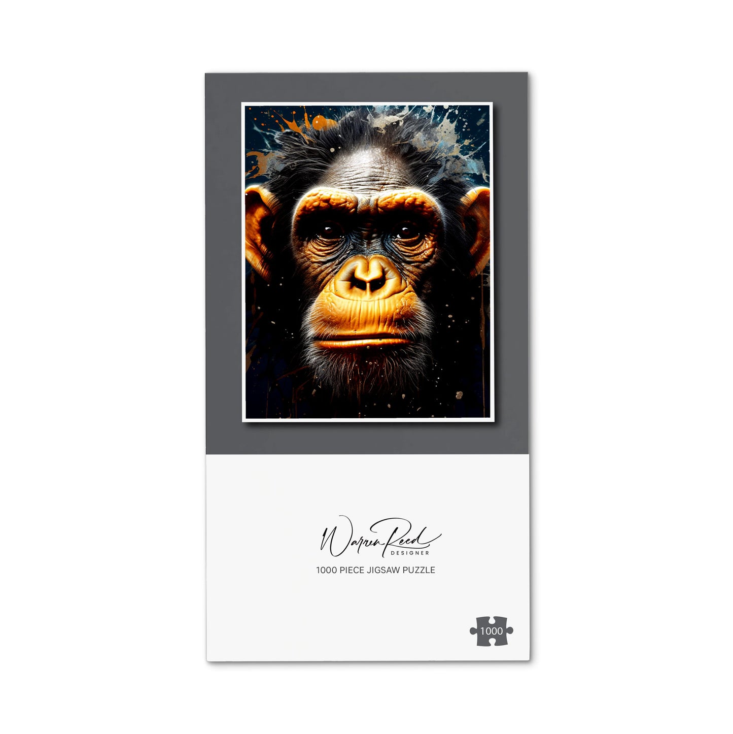 Splashart Realistic Monkey Face Jigsaw Puzzle