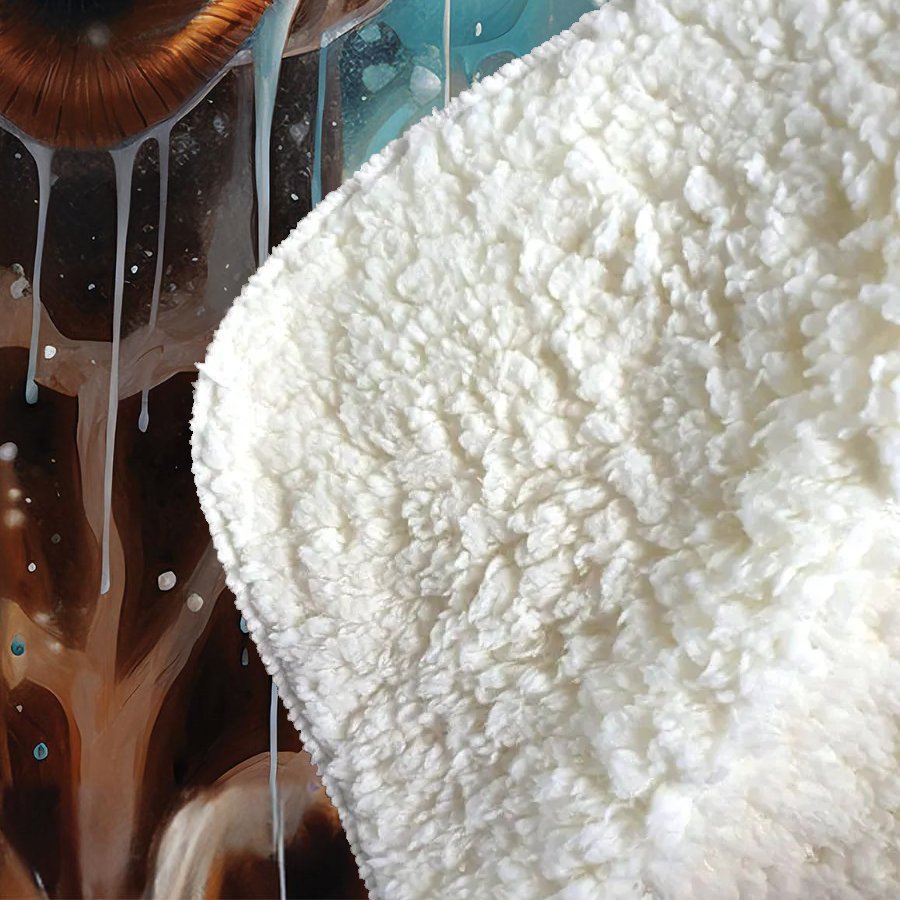Splashart Giraffe Face Sherpa Blanket