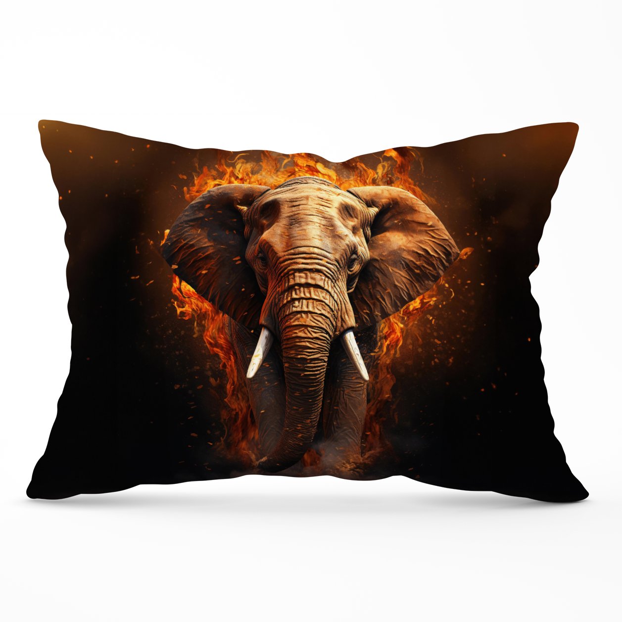 Splashart Elephant and fire Cushions