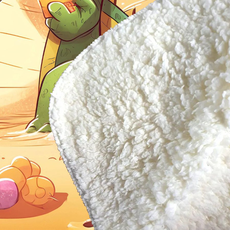 A Crocodile On A Beach Holiday Sherpa Blanket