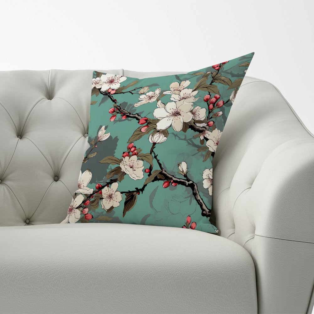 Pink Blossom Asian Design Cushions