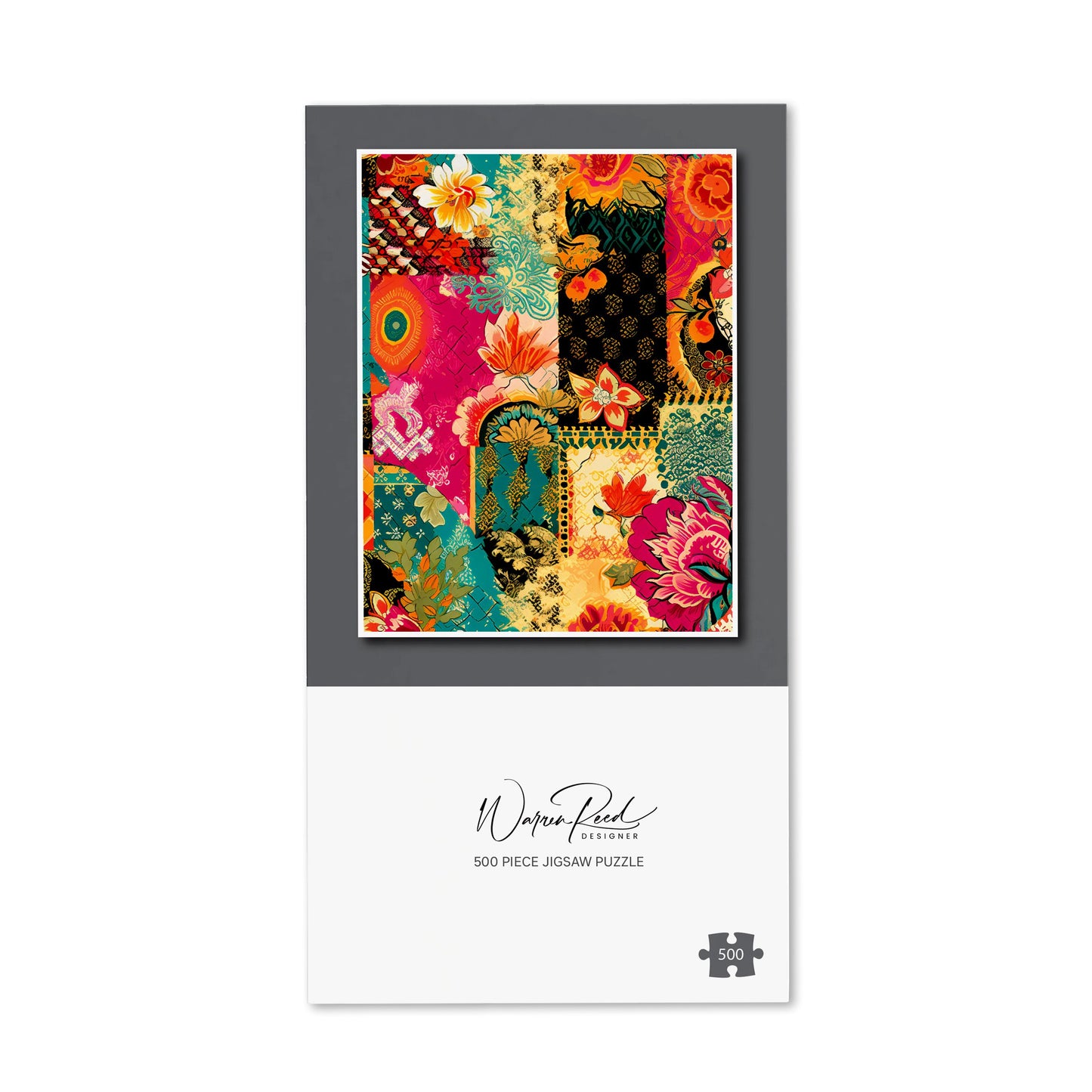 Patchwork Mixed Textiles Jigsaw Puzzle