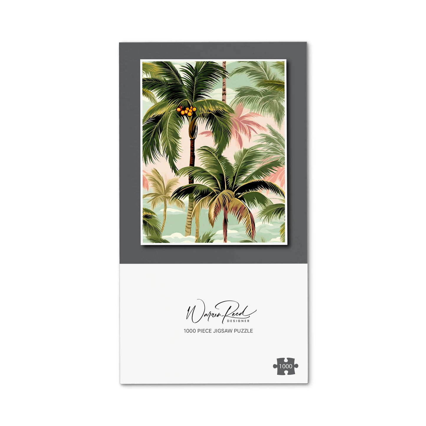 Palm Trees Pattern Jigsaw Puzzle