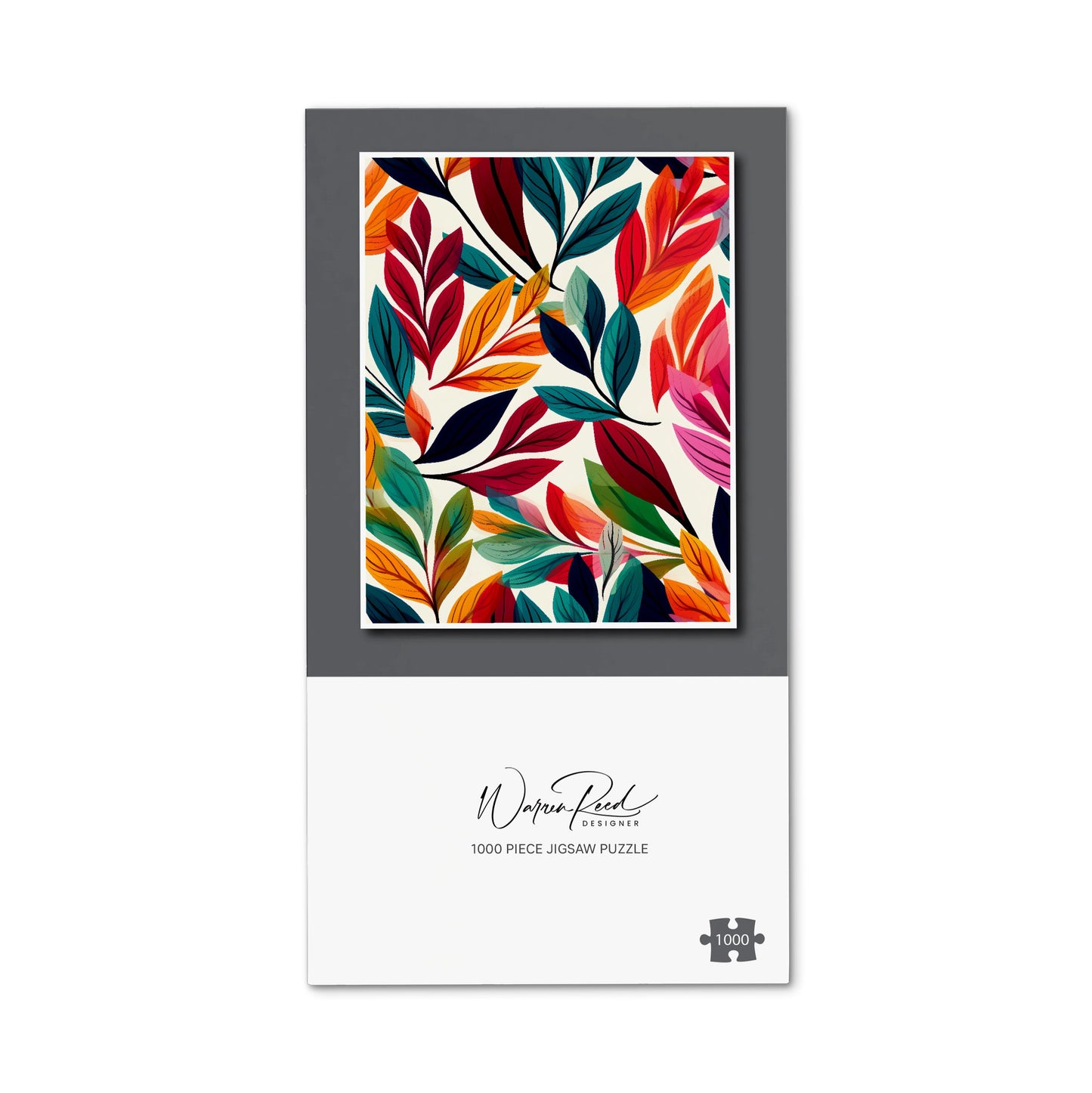 Bright Leaves Pattern Jigsaw Puzzle