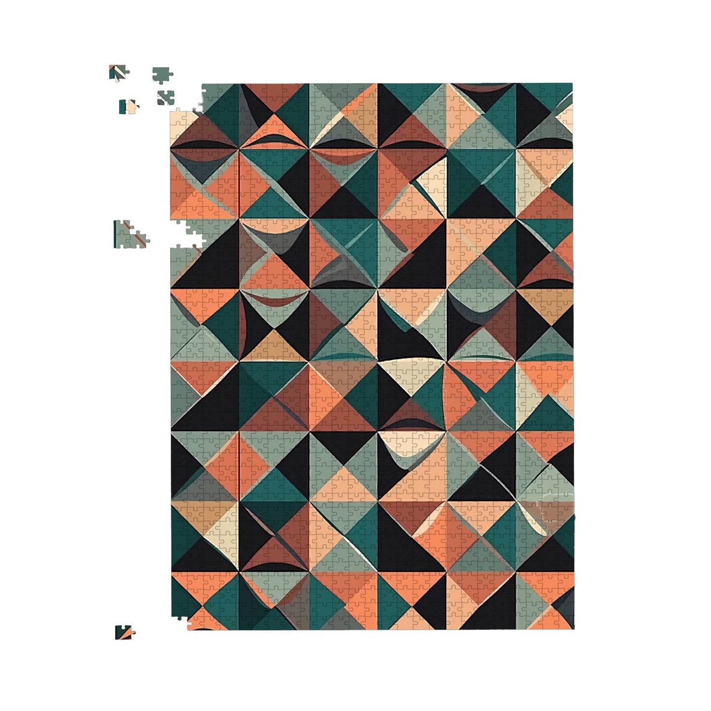 Geometric Print Pattern Jigsaw Puzzle