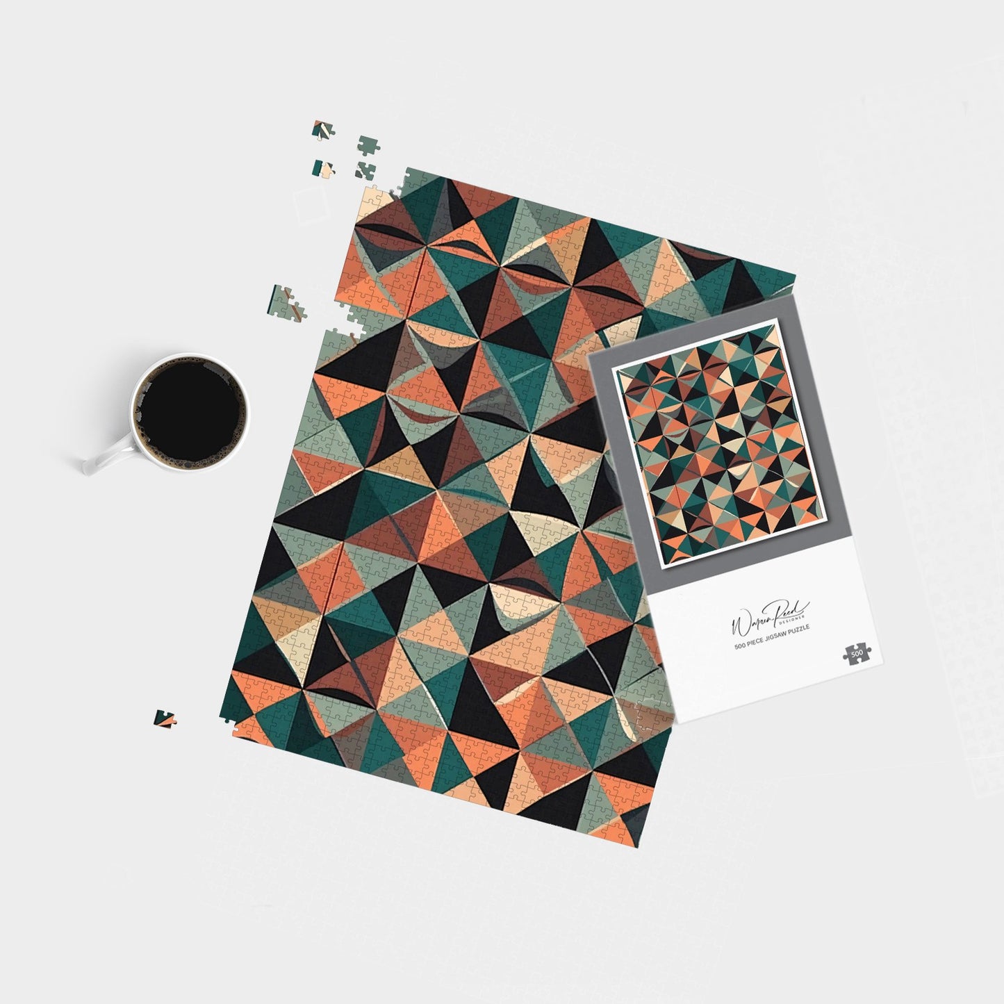 Geometric Print Pattern Jigsaw Puzzle