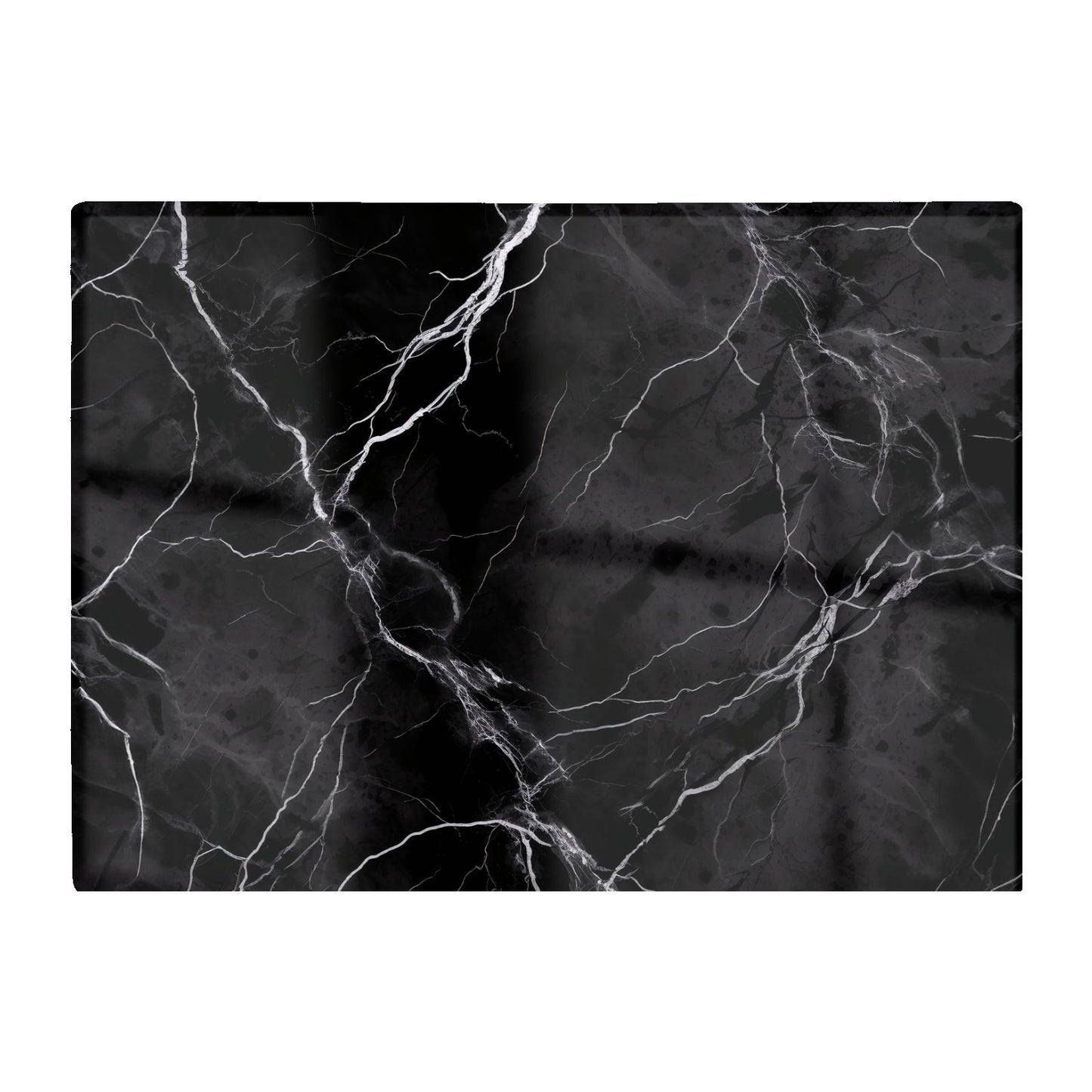 Black Marble Pattern Glass Chopping Board