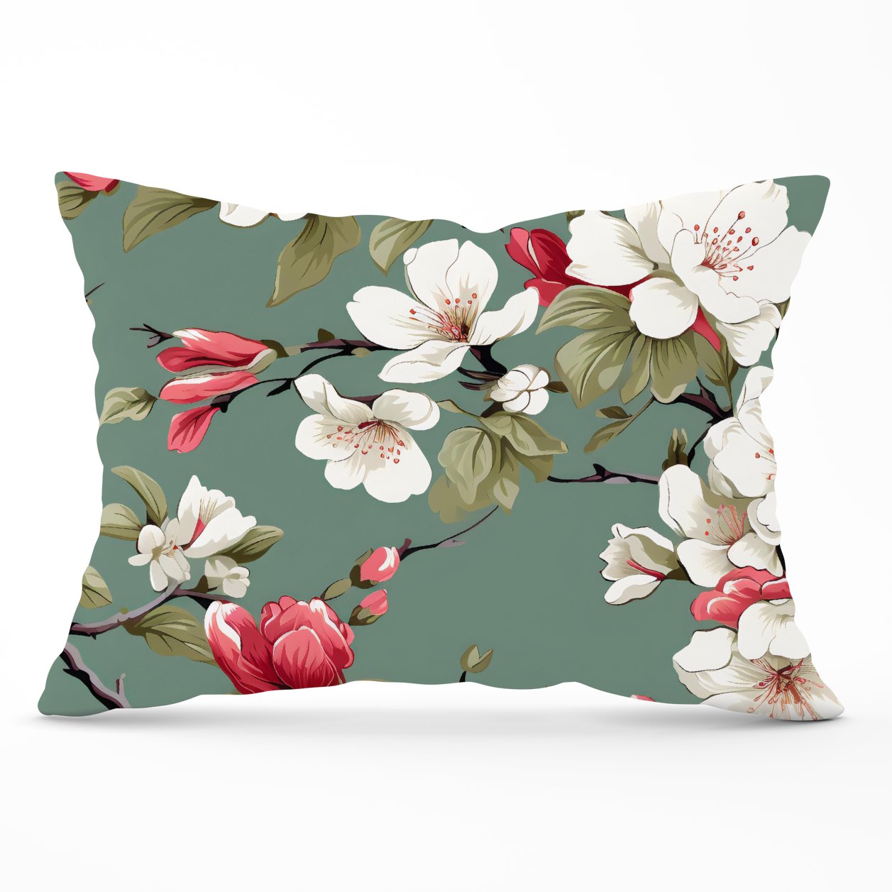 Pink And White Blossom Cushions