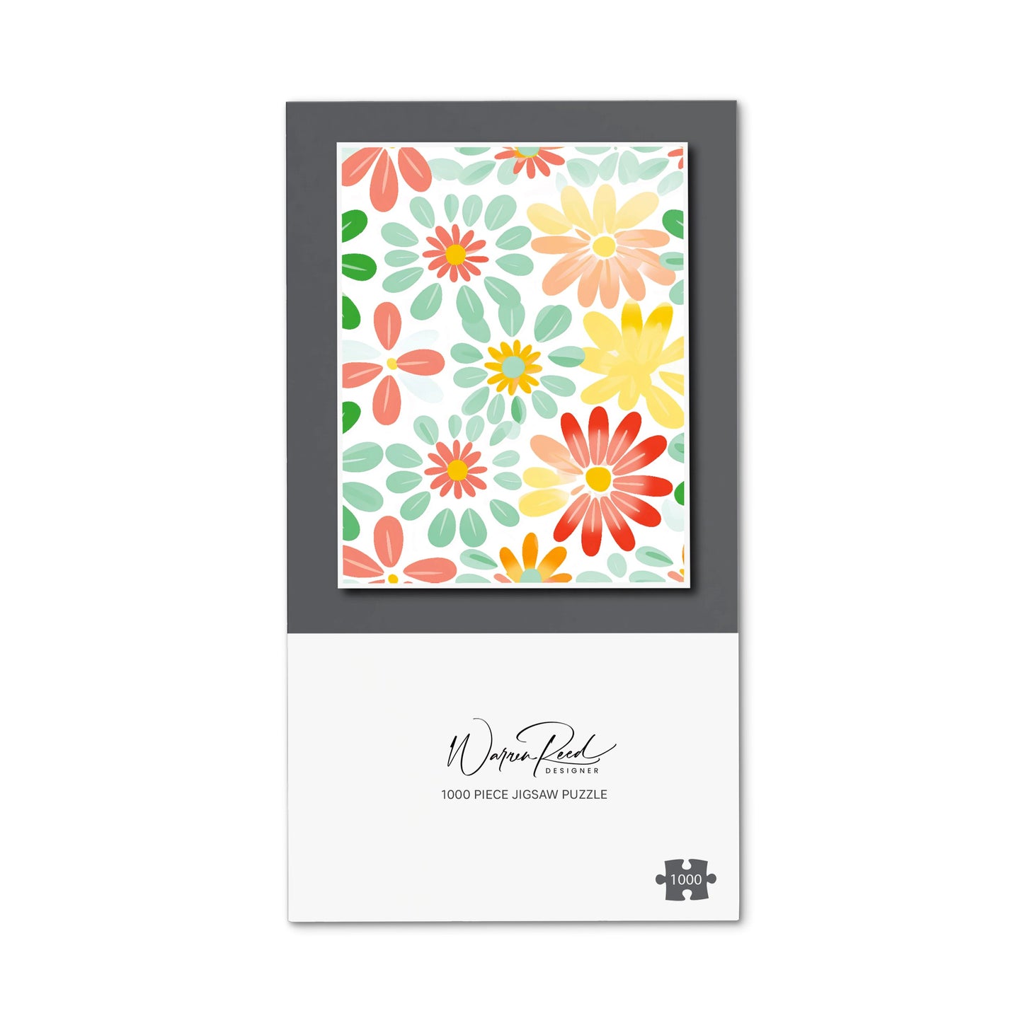 Green and Yellow Flowers Jigsaw Puzzle