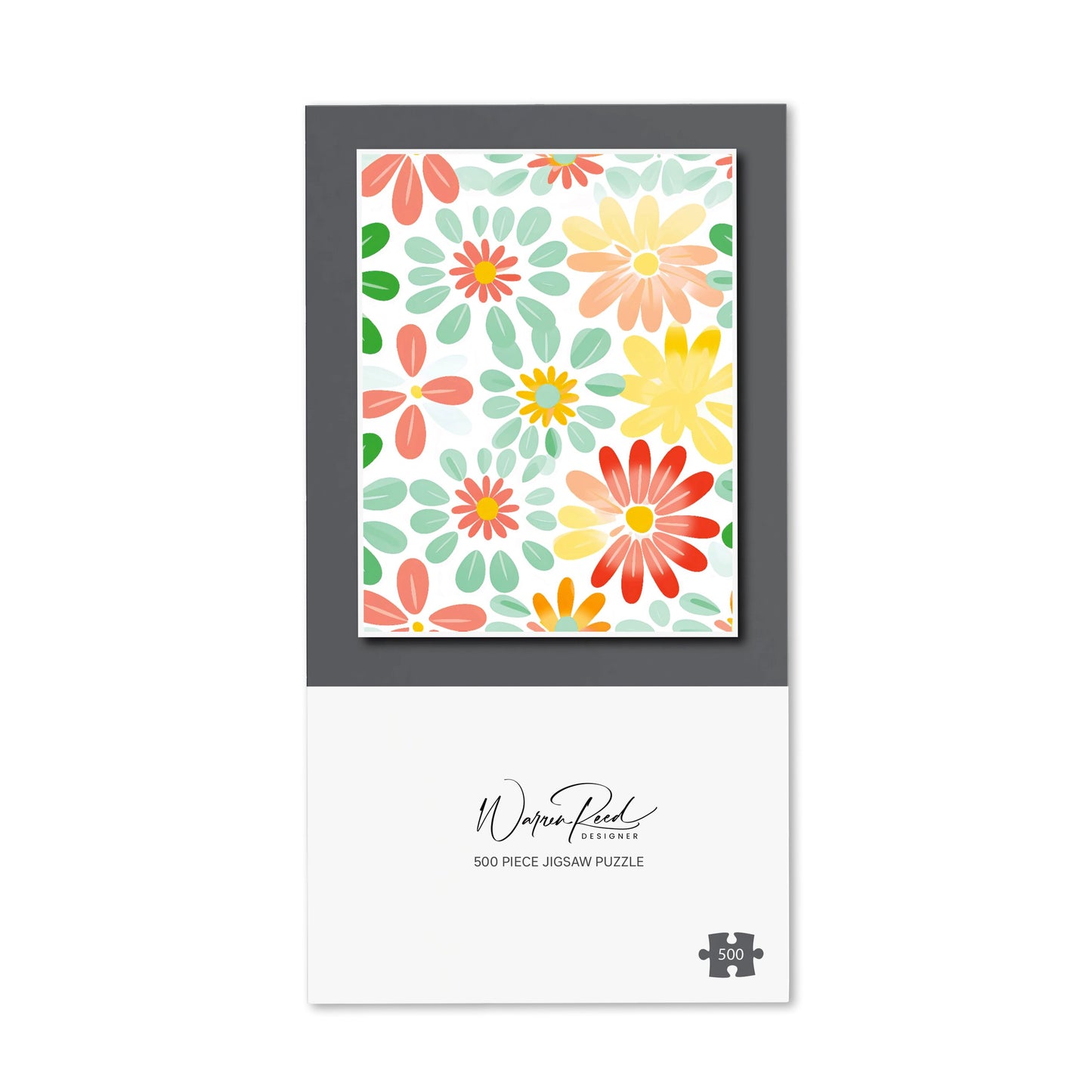 Green and Yellow Flowers Jigsaw Puzzle