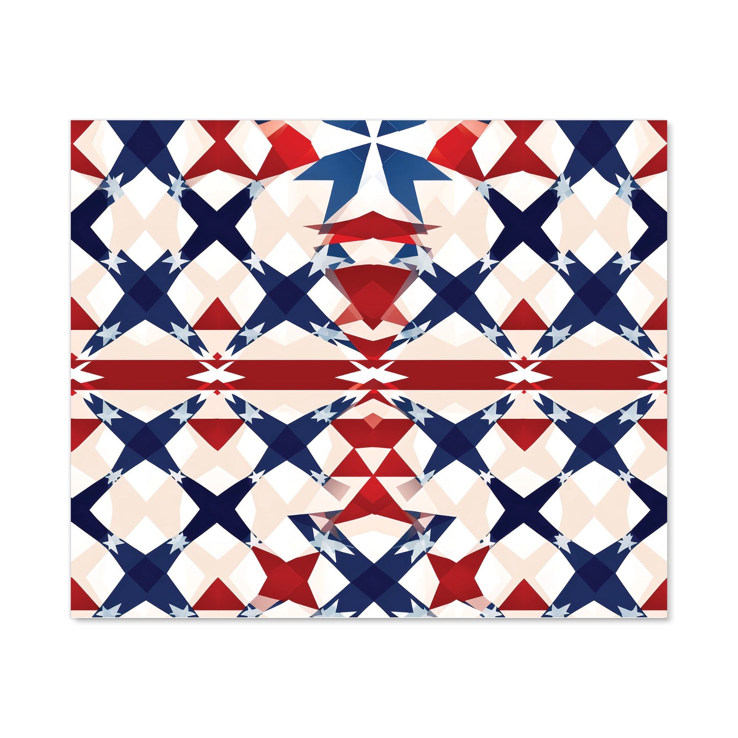 American Flag Abstract Pattern Kitchen Splashback