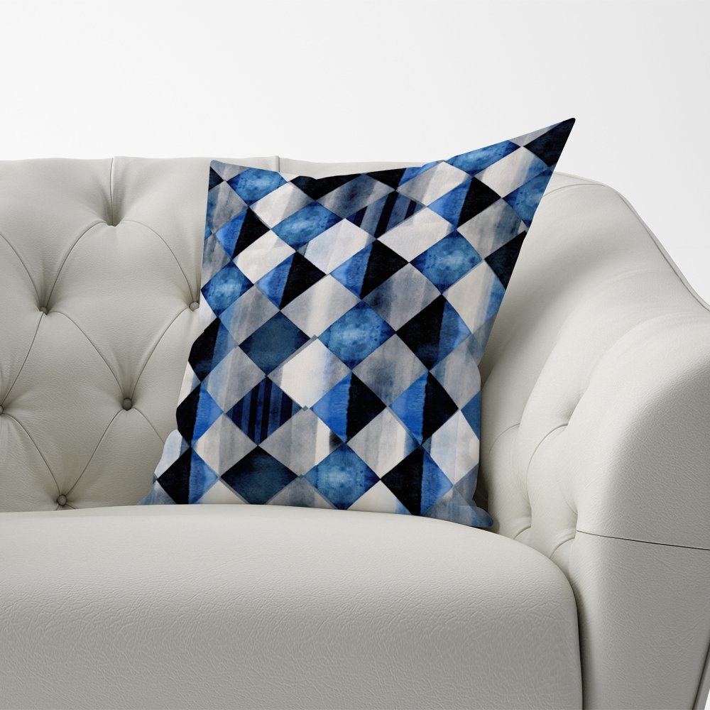 Square Checkered Pattern Cushions